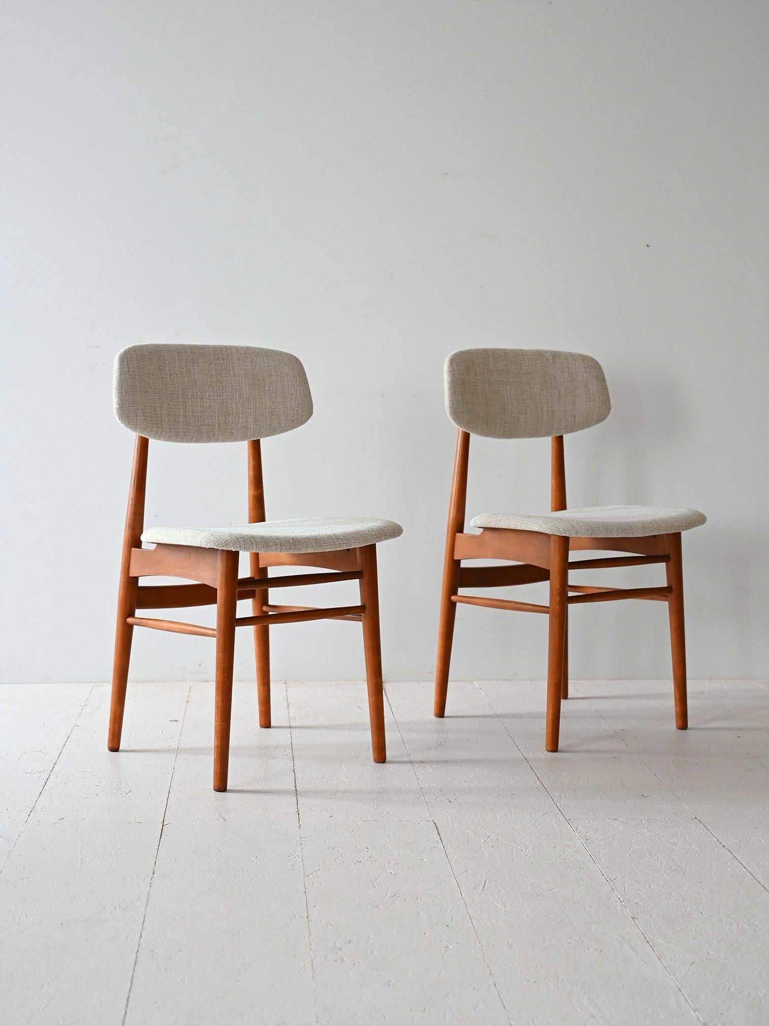 Scandinavian Modern Pair of Ikea chairs from the 1960s For Sale
