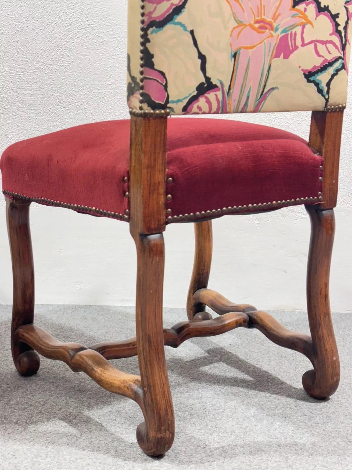 Paar Schafsfellstühle aus Buche mit Knochen 1950er Jahre Modernes Design im Angebot 2