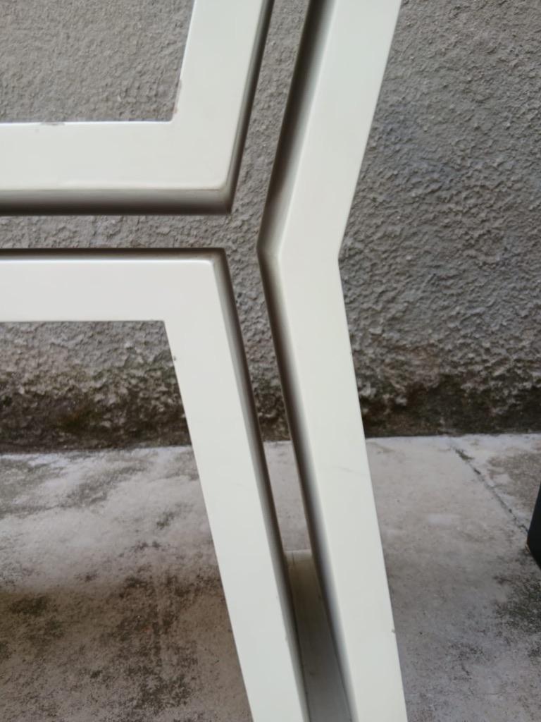 Pareja de sillas lacadas con segundo asiento oculto - Italia - Años 90 en venta 6
