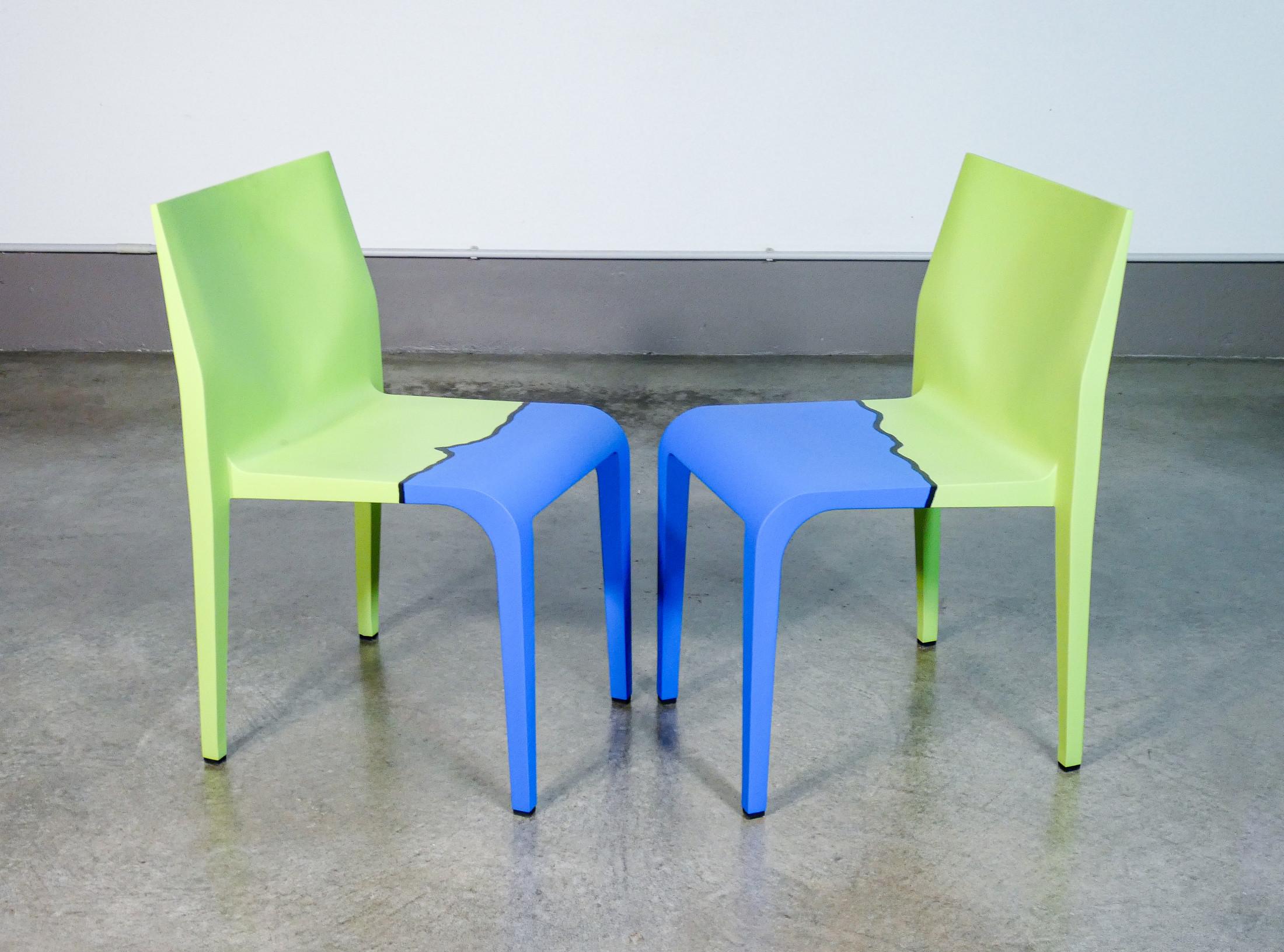 Ein Paar Laleggera-Stühle, Teil des Werks 