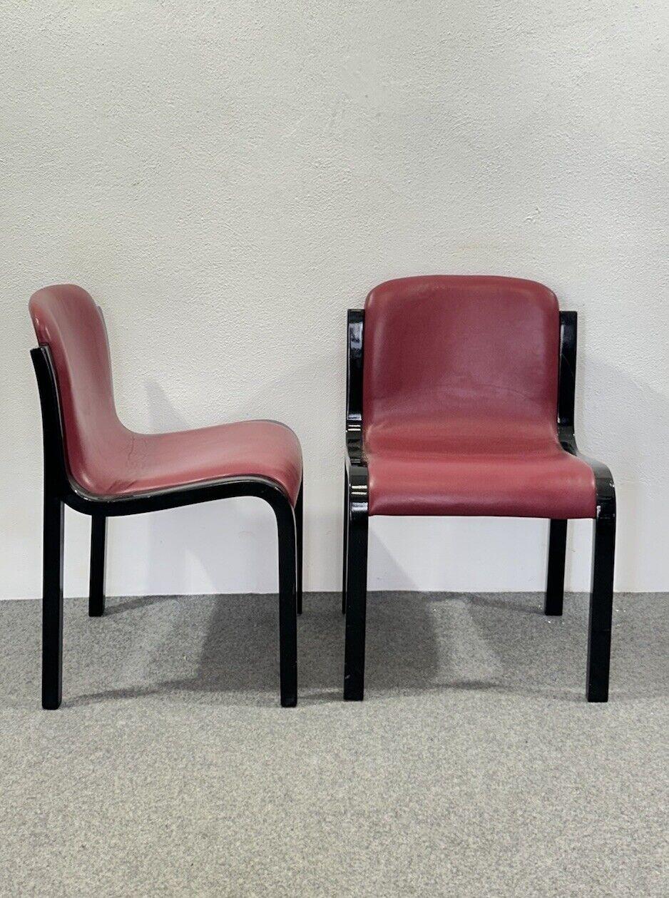Paar Mito Stühle Carlo Bartoli Tisettanta modernes Design im Zustand „Gut“ im Angebot in Taranto, IT