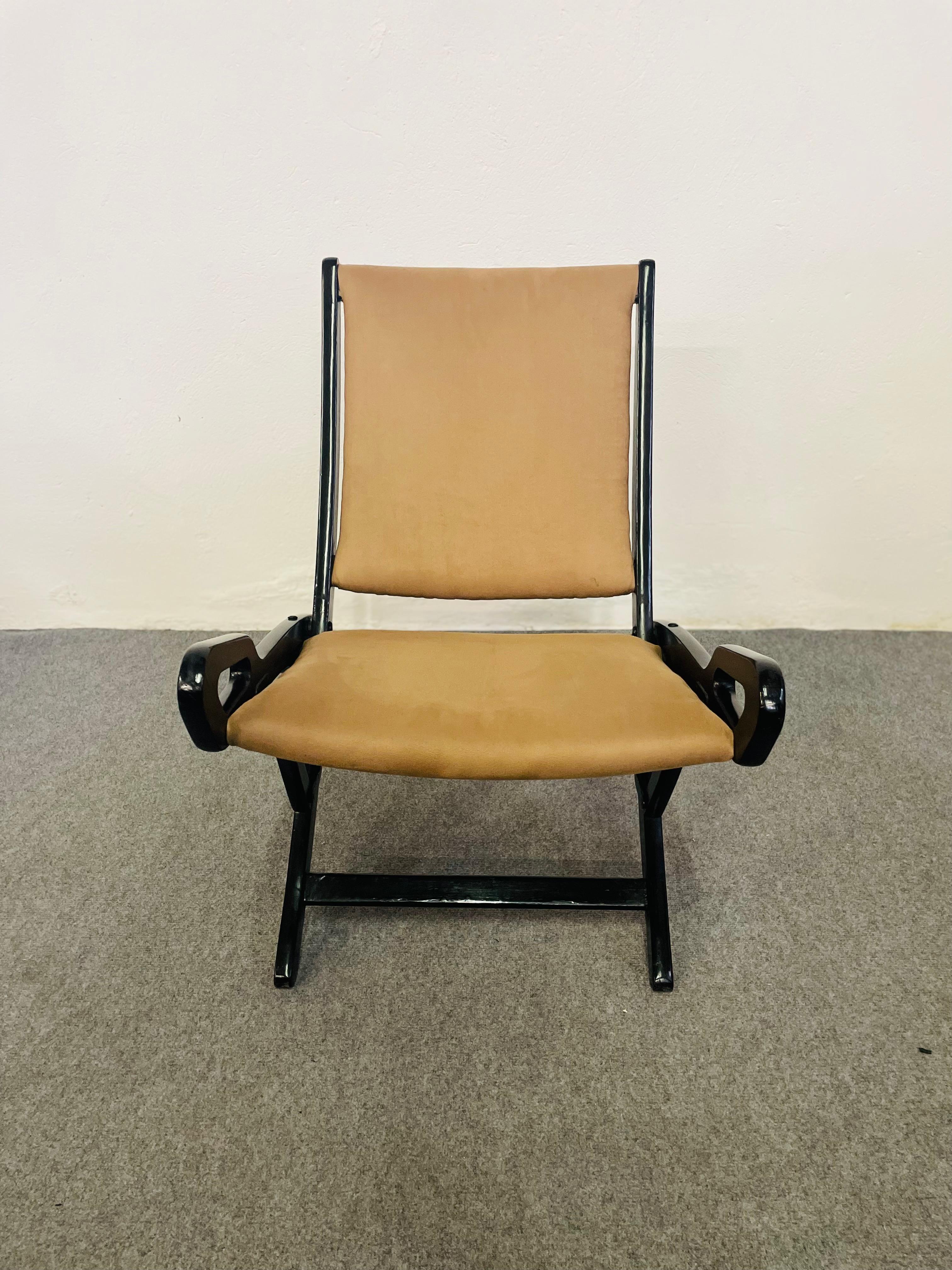 Paar Stühle Modell Niffea, von Gio Ponti für Reguitti, 1950er Jahre im Angebot 5