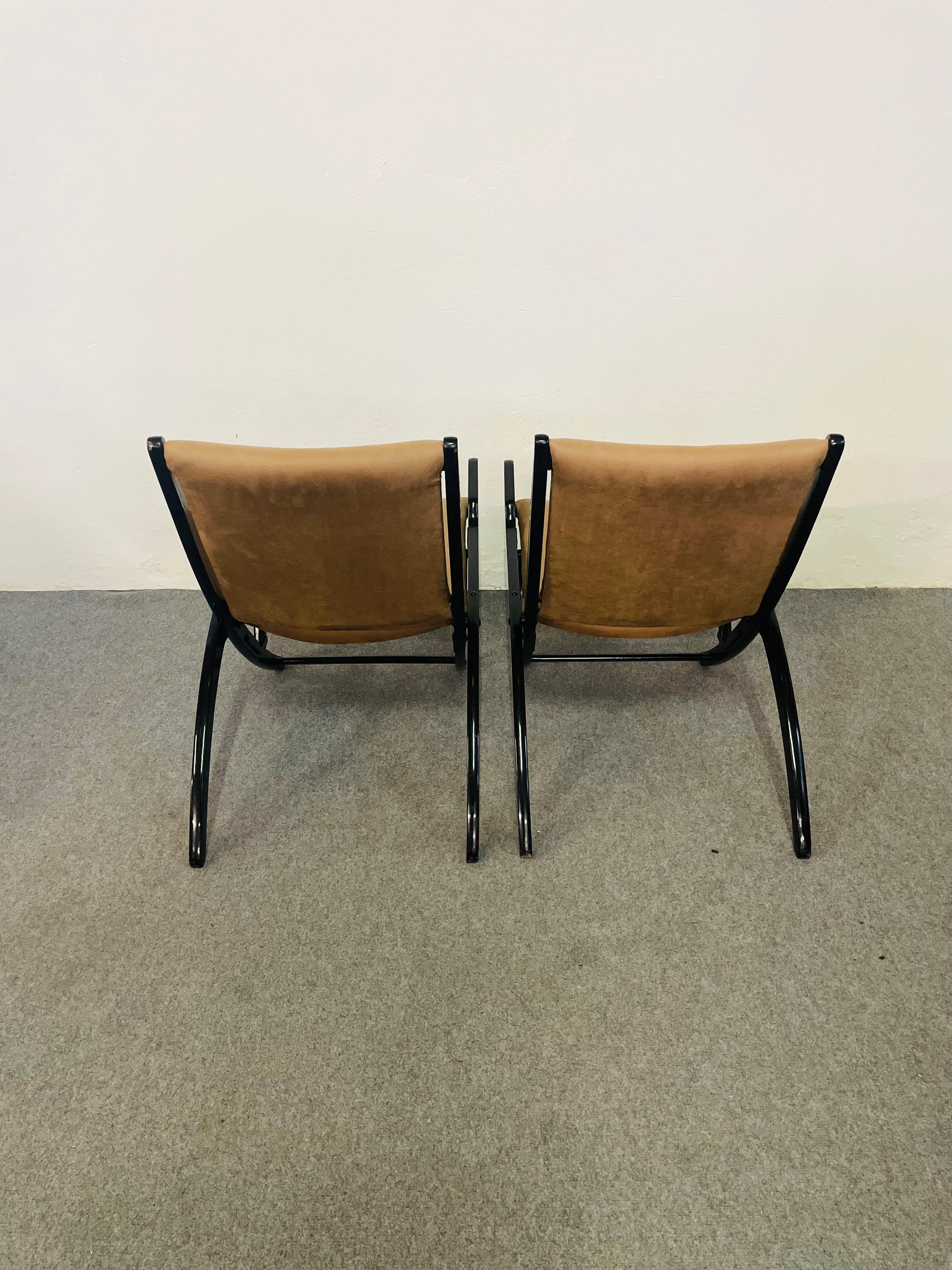 Paar Stühle Modell Niffea, von Gio Ponti für Reguitti, 1950er Jahre (Mid-20th Century) im Angebot