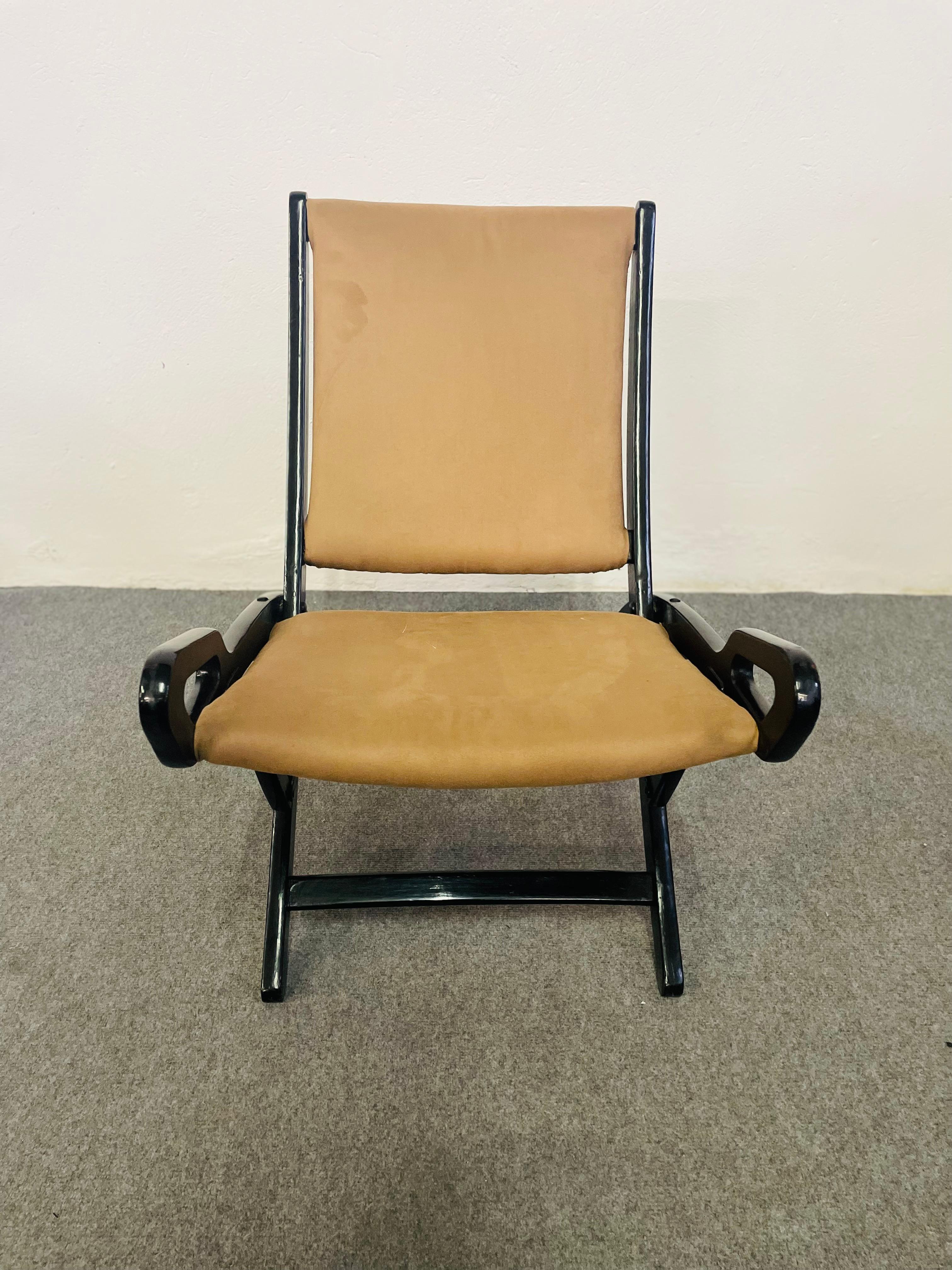 Paar Stühle Modell Niffea, von Gio Ponti für Reguitti, 1950er Jahre im Angebot 1