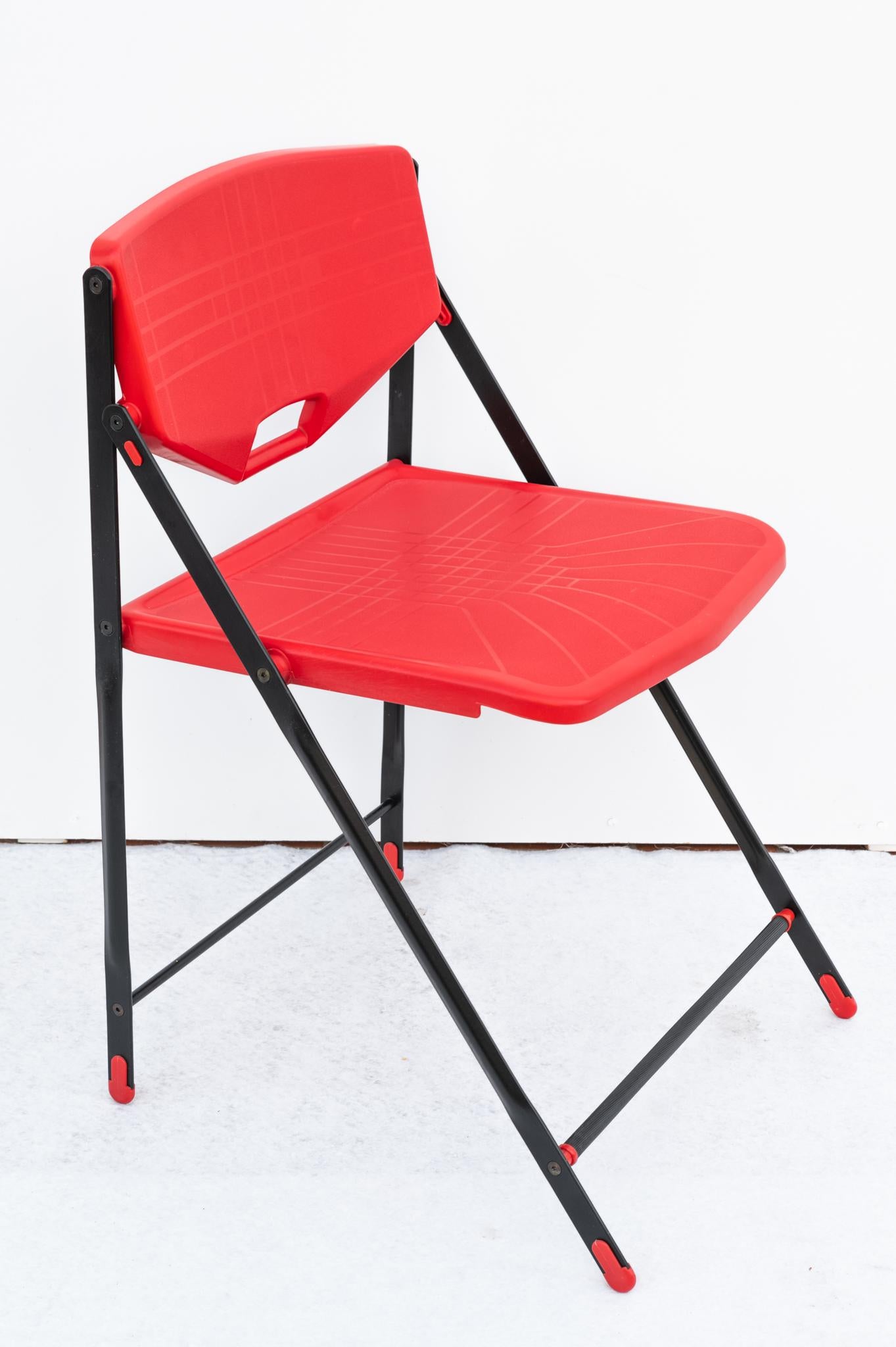 Mid-Century moderno Coppia di Sedie Pieghevoli di Flip Magis, Anni '80 in vendita
