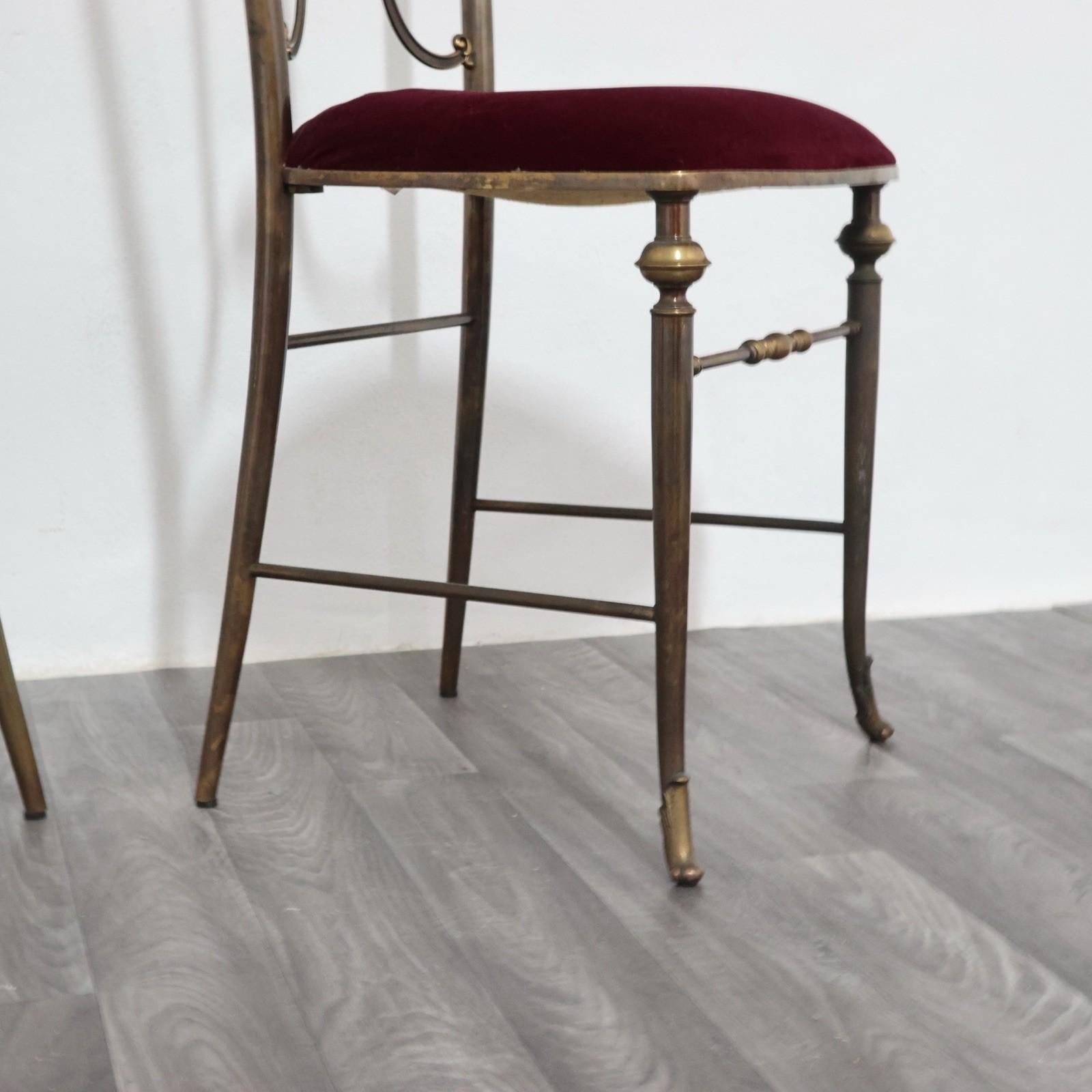 Coppia Di Sedie Pier Luigi Colli Style Mid-Century Design Anni 50 in vendita 4