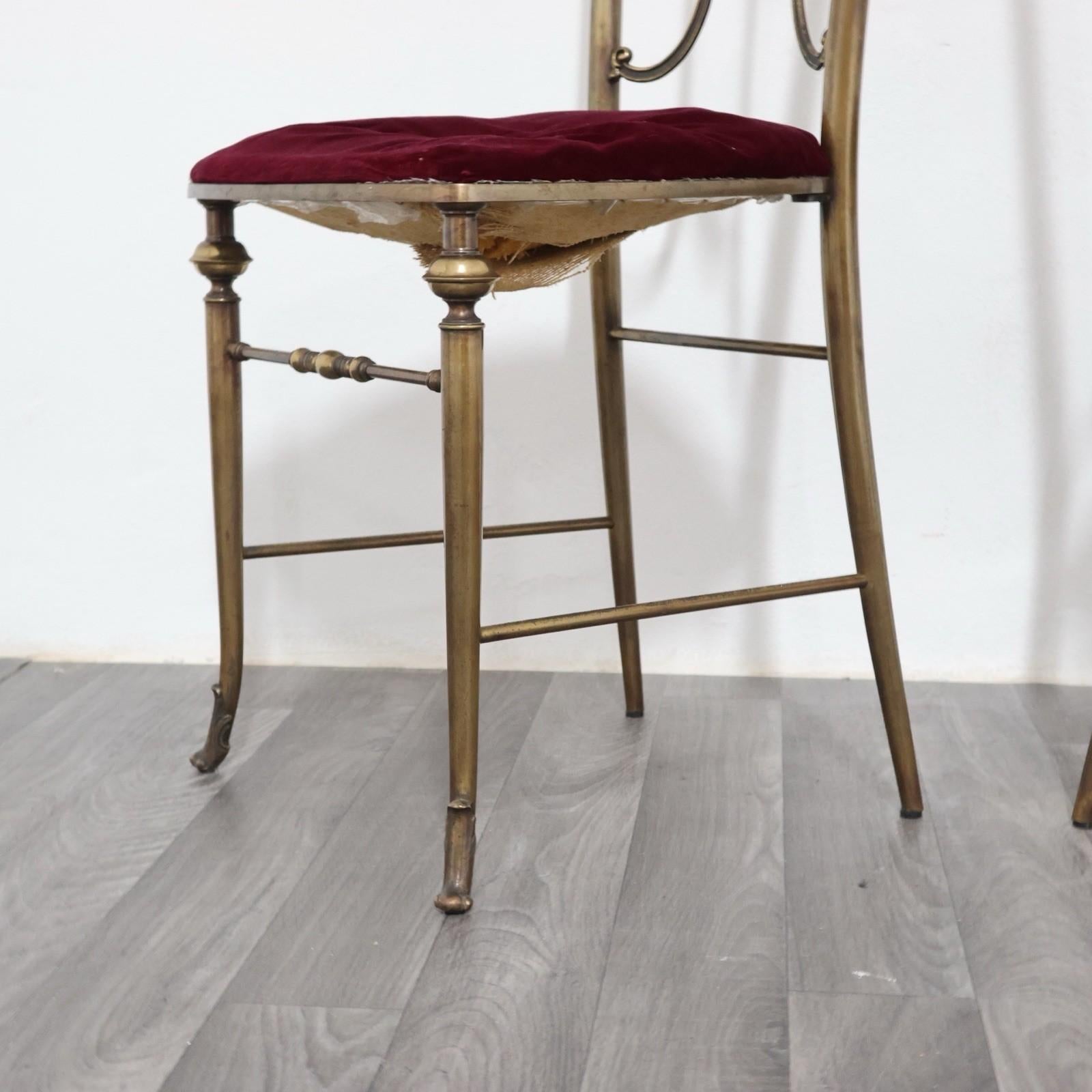 Coppia Di Sedie Pier Luigi Colli Style Mid-Century Design Anni 50 in vendita 2