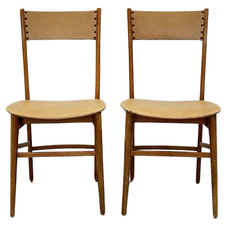 Coppia di sedie Scandinave in teak Svezia 1950’s design