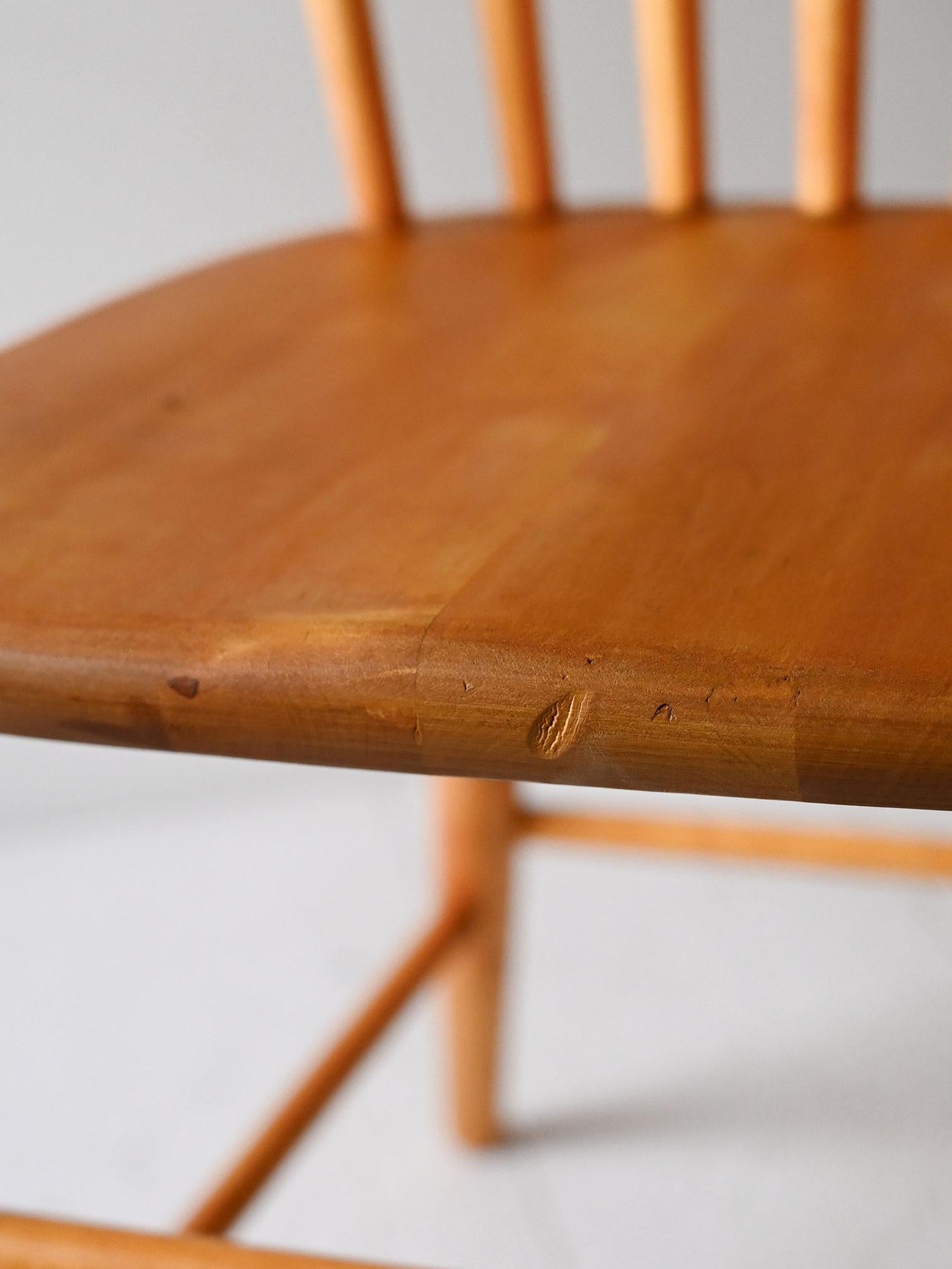 Coppia di sedie scandinave vintage modello Pinstolar (Holz) im Angebot