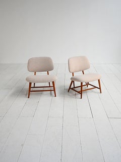 Pair of "Teve" chairs by Alf Svensson, Sweden, 1950s