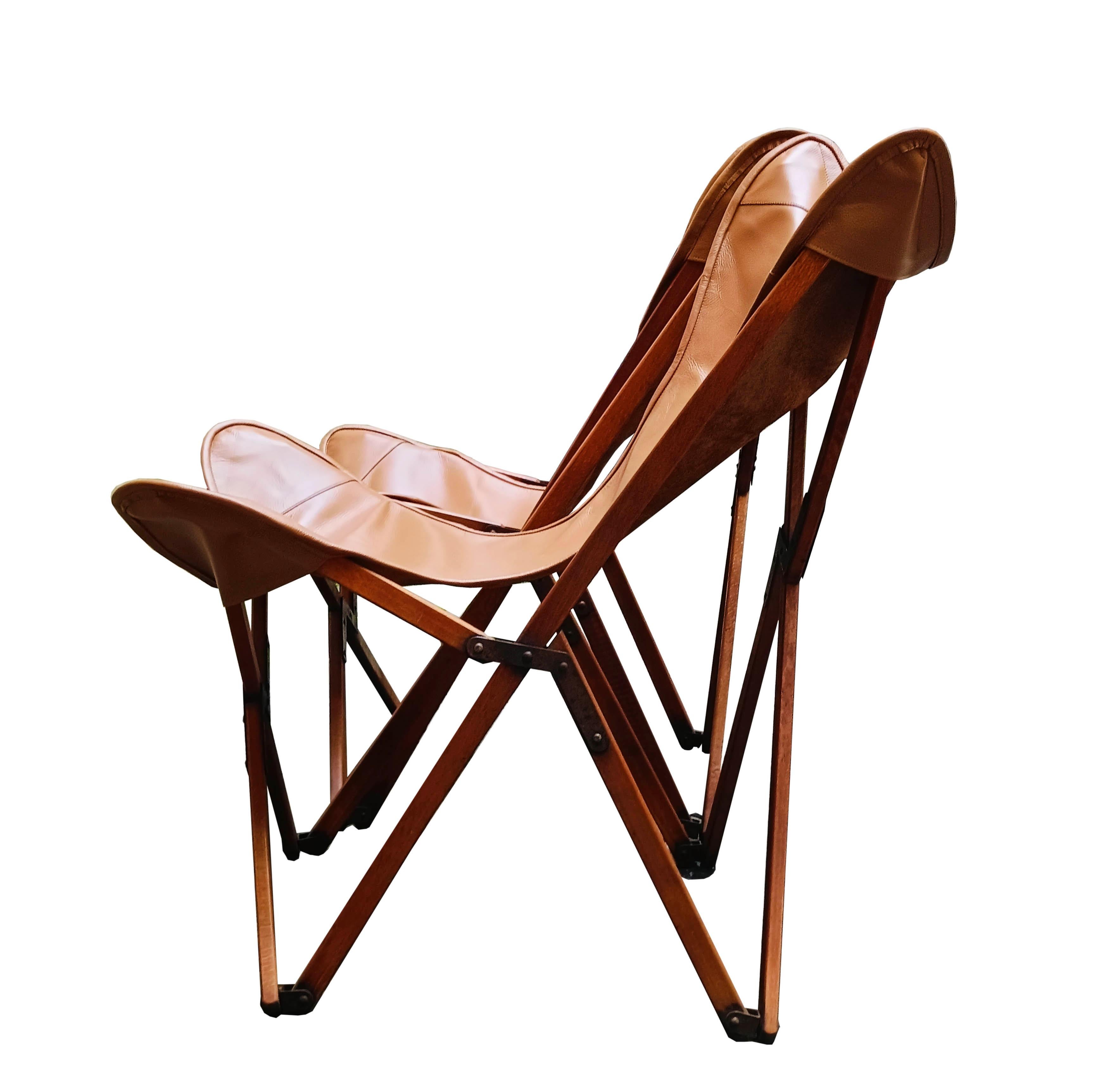 Leather Coppia di Sedie 