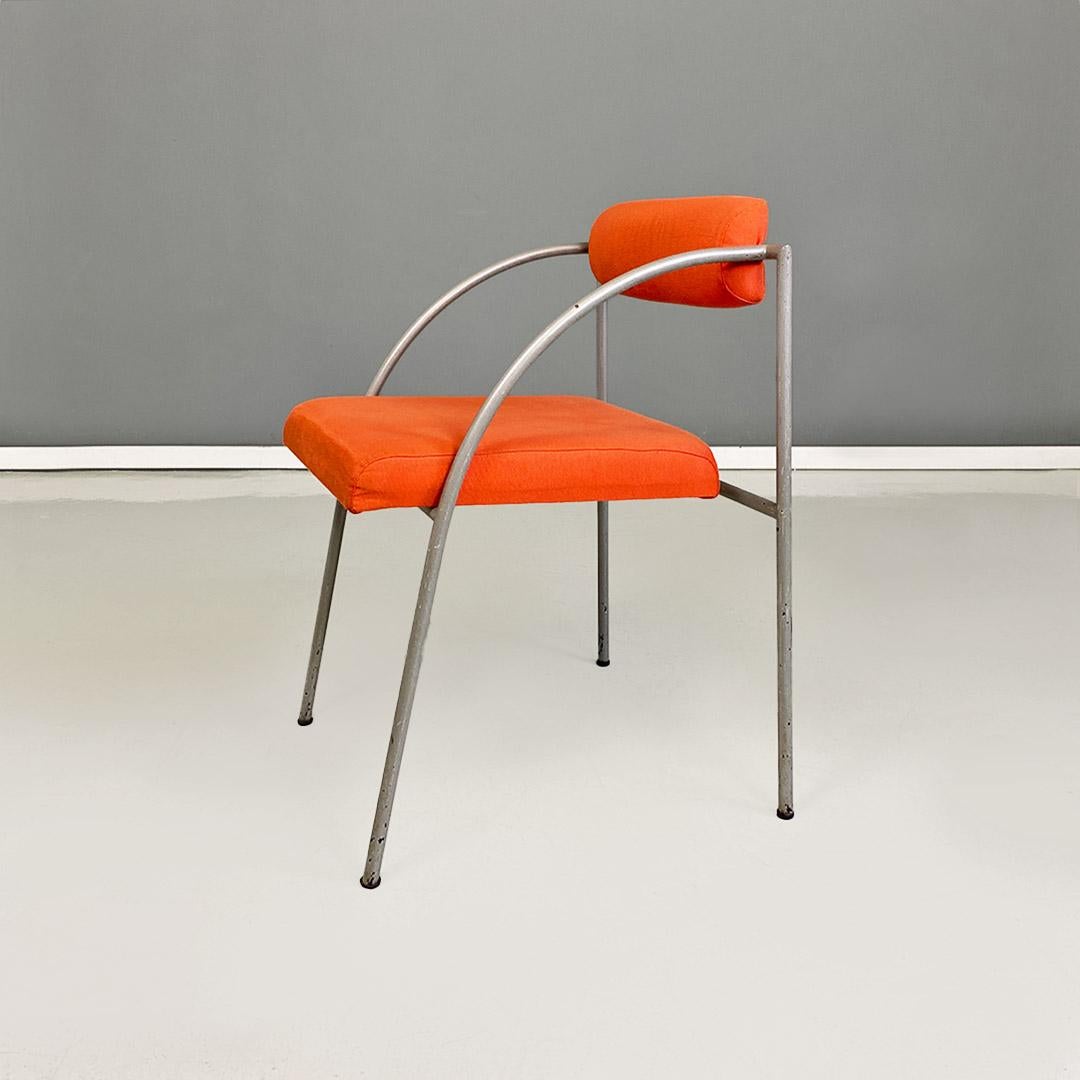 Pair of metal Vienna chairs by Rodney Kinsman for Bieffeplast ca. 1980. For Sale 1