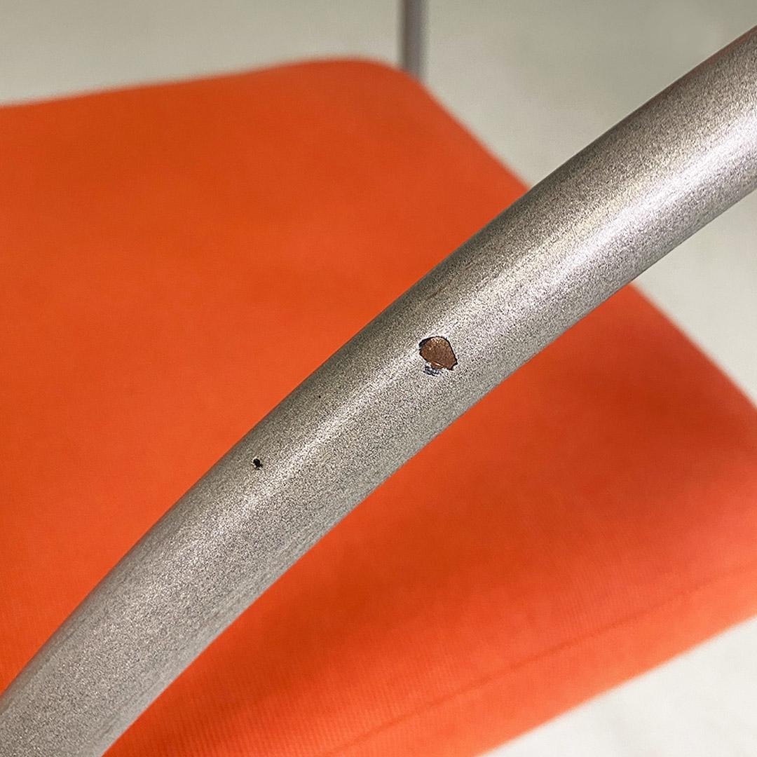 Italian modern Vienna metal chairs by Rodney Kinsman for Bieffeplast, 1980s For Sale 3