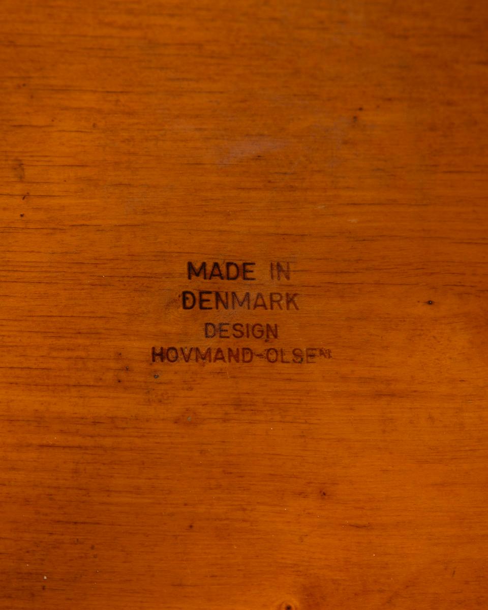 Paire de chaises en teck vintage des années 1950, design Hovmand Olsen  en vente 3