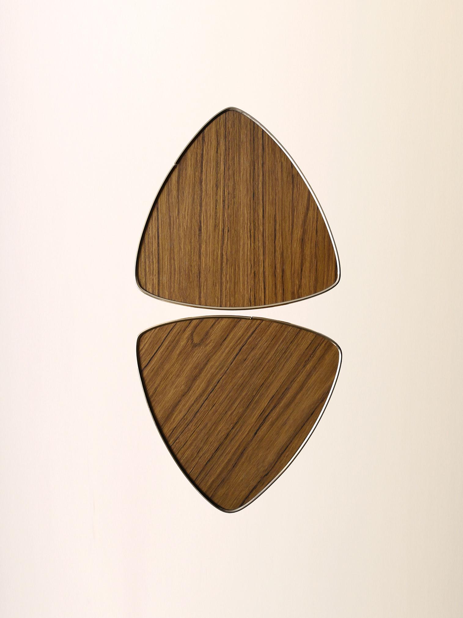 Paire de tabourets scandinaves vintage en Formica en vente 1