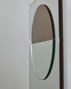Pair of mirrors by Cristal Art, Turin, ca. 1970.