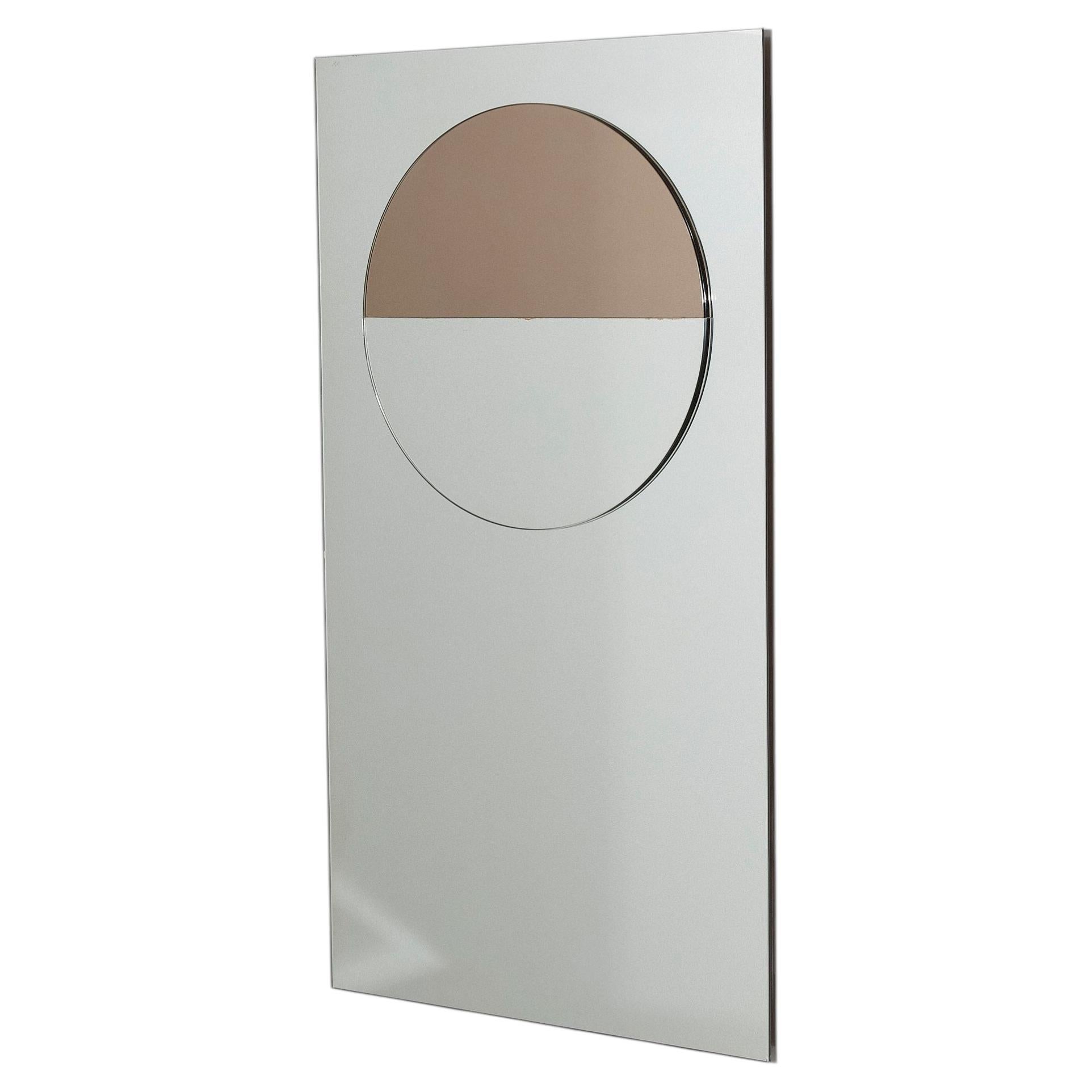 Paire de miroirs de Cristal Art, Turin, vers 1970. en vente