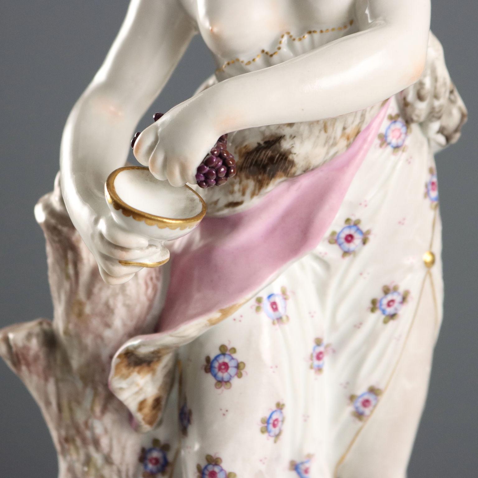 XIX secolo Coppia di Statue in Porcellana Edmé Samson Parigi Francia Fine '800 in vendita