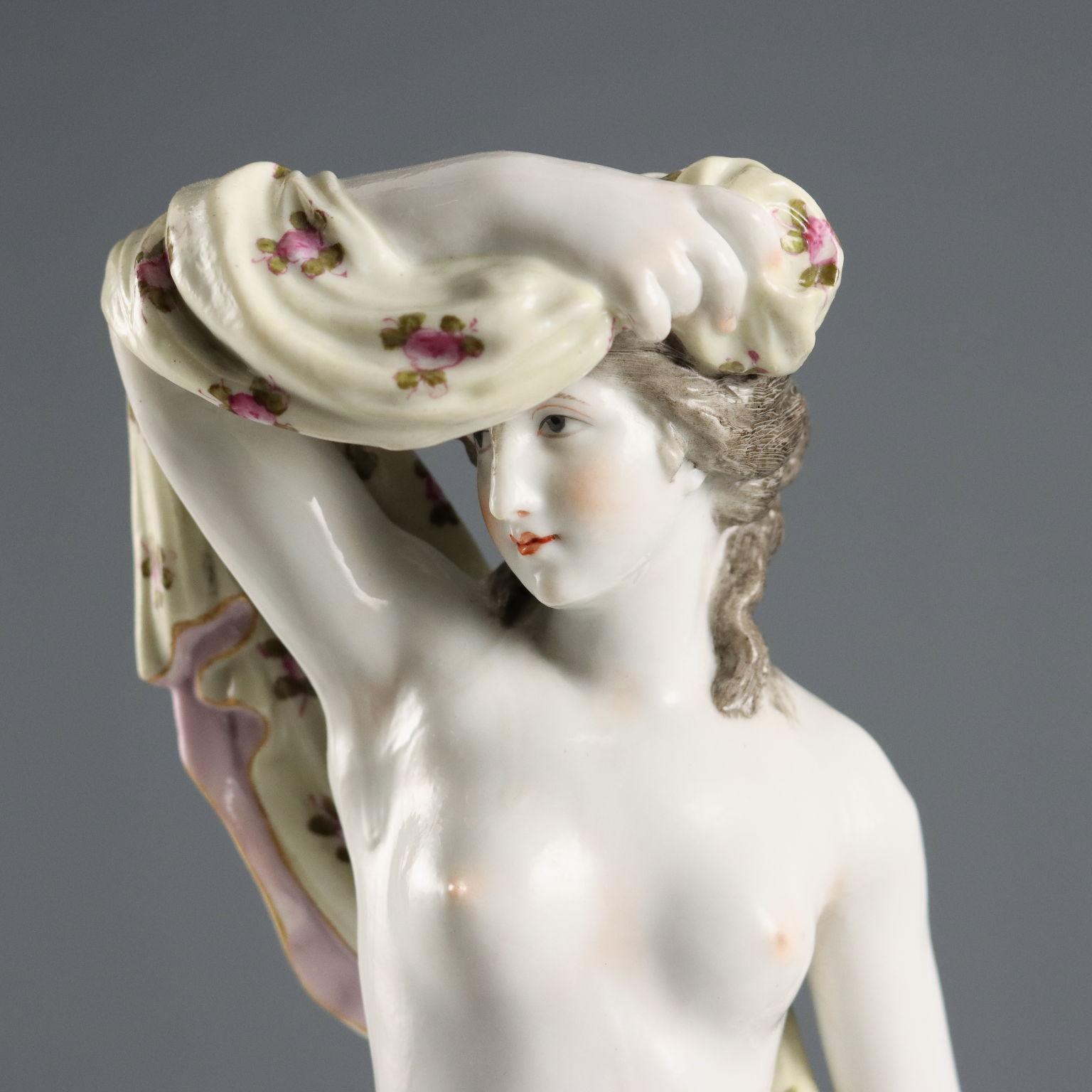 Coppia di Statue in Porcellana Edmé Samson Parigi Francia Fine '800 in vendita 2