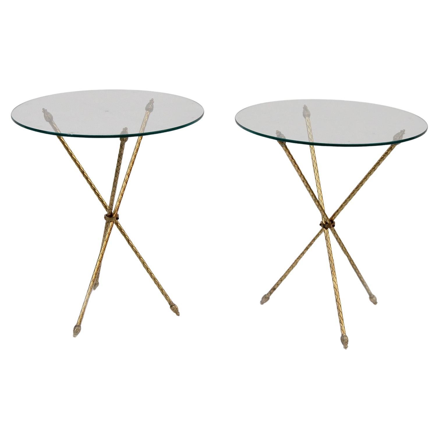 Pair of Side Tables Year 1950 For Sale