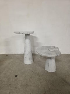 Pair of small tables from the Eros series by Angelo Mangiarotti for skipper