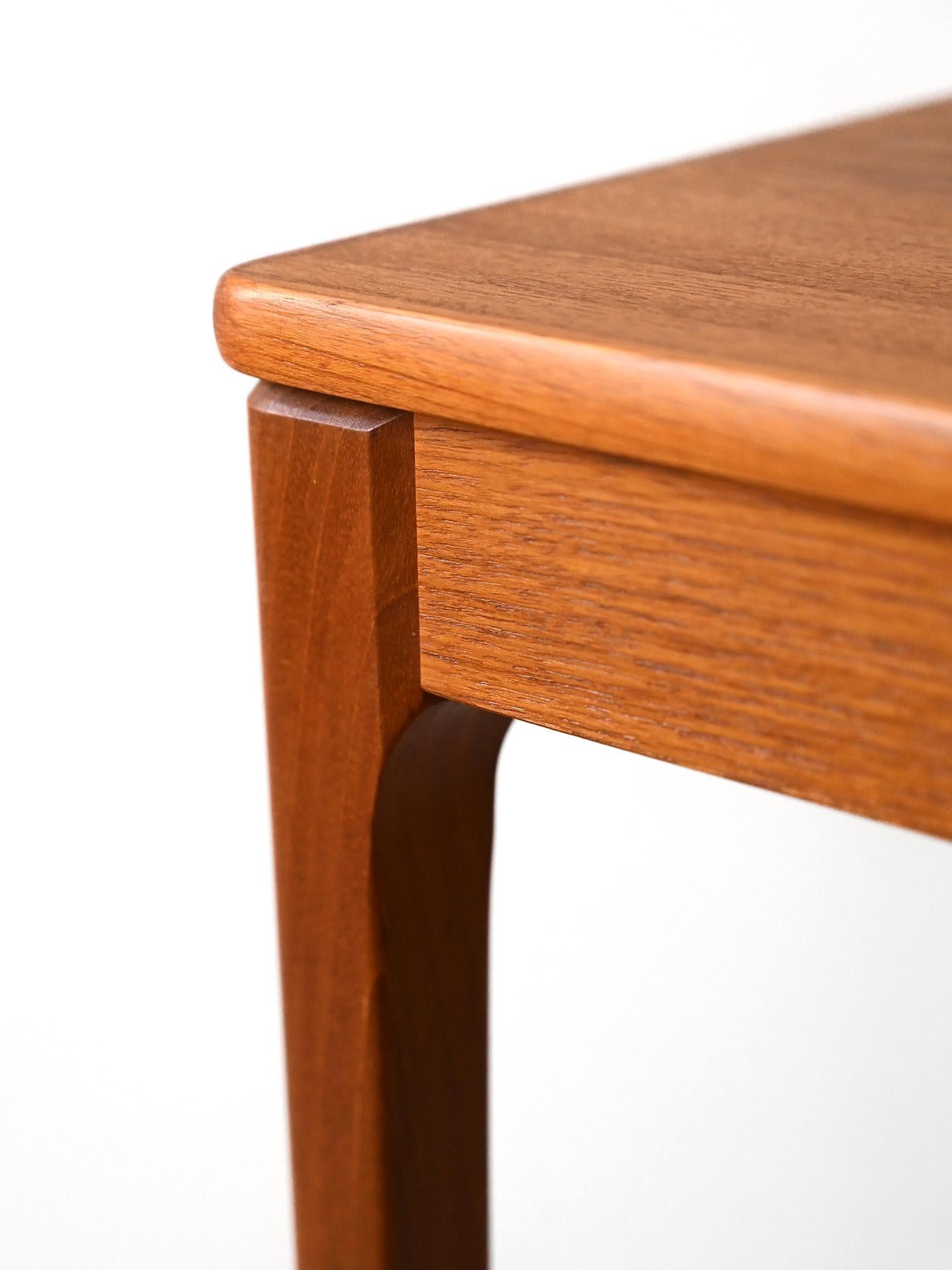 Pair of Scandinavian teak side tables 4