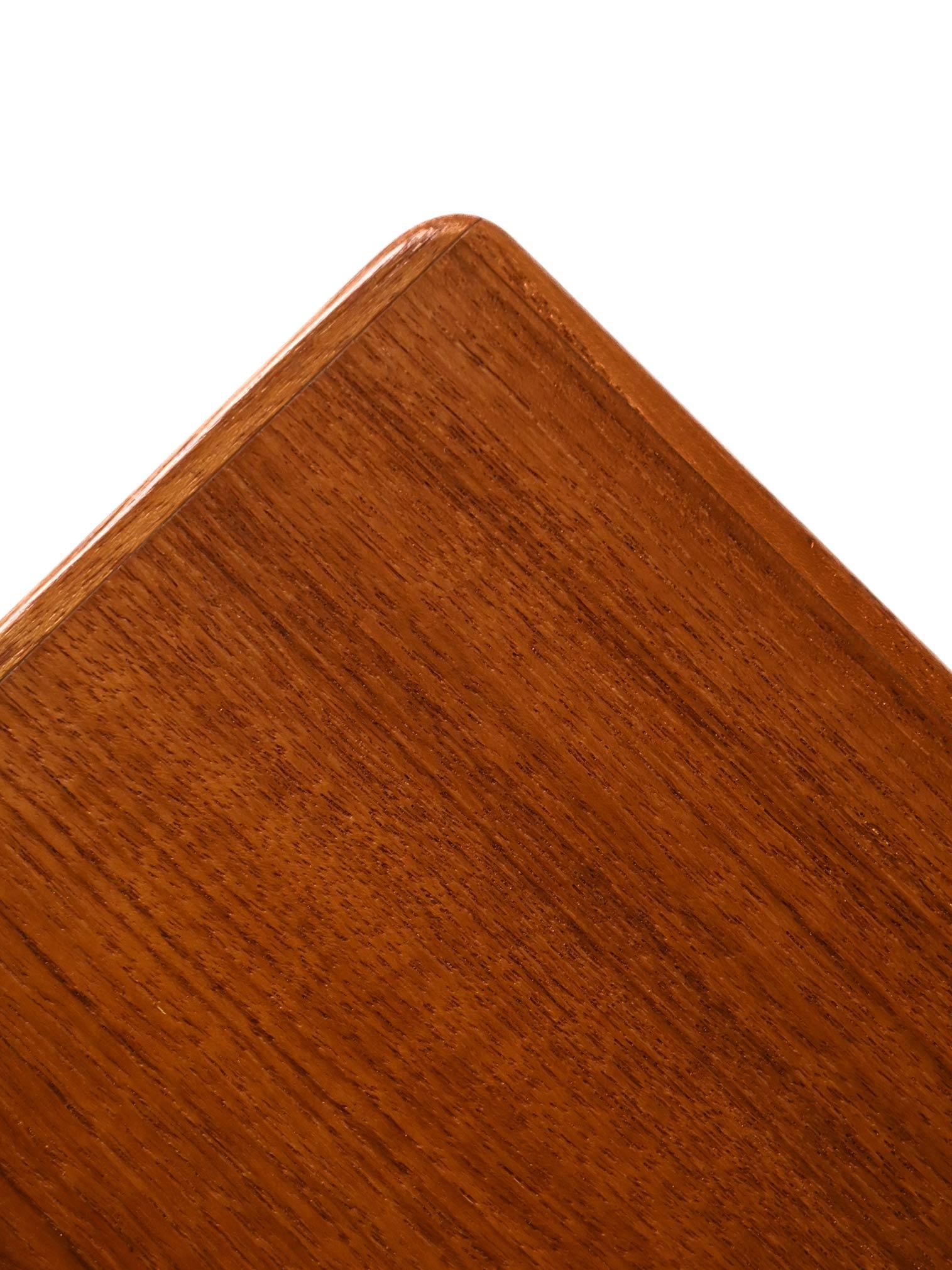 Pair of Scandinavian teak side tables 1