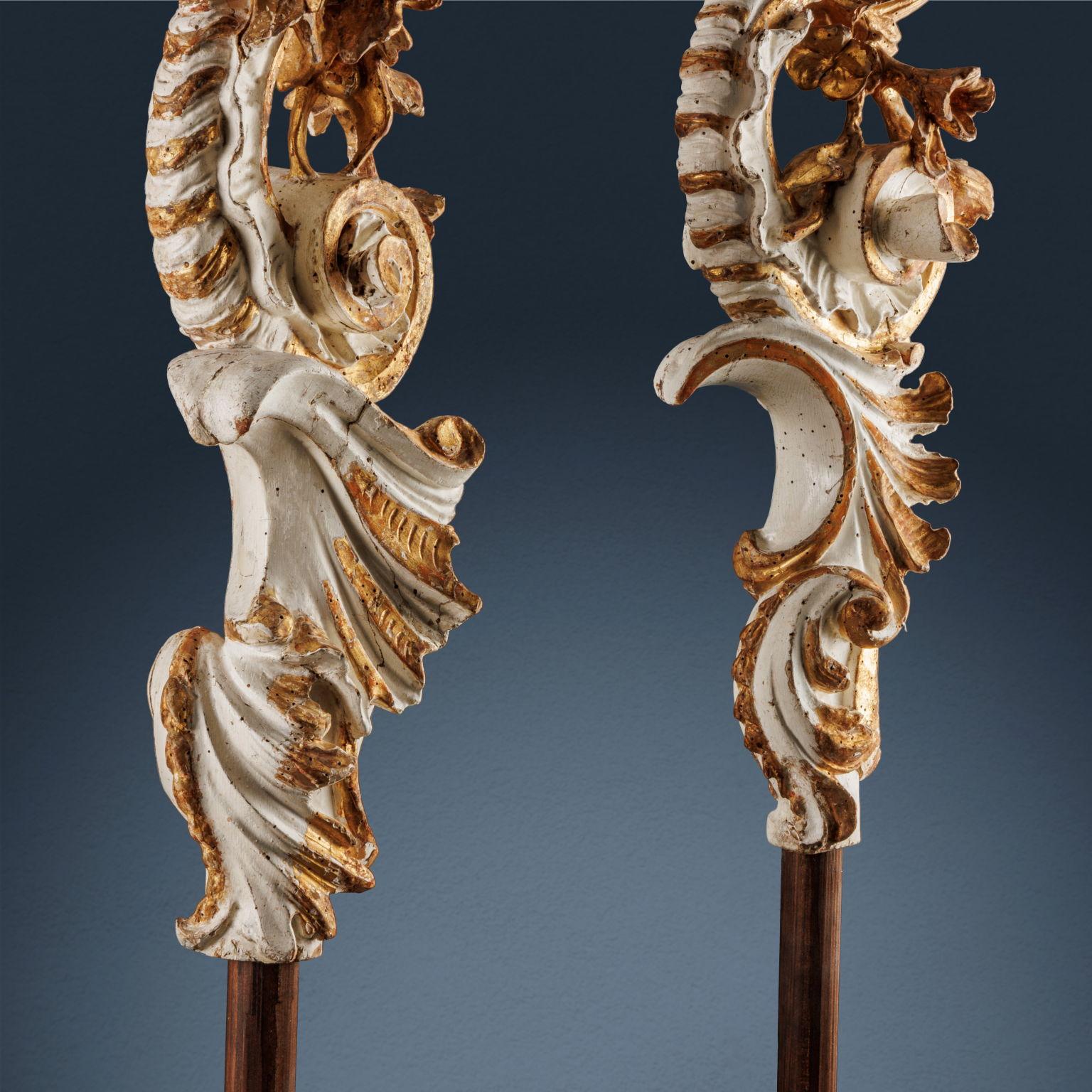 Pair of Torciere Milan, c. 1750. For Sale 1
