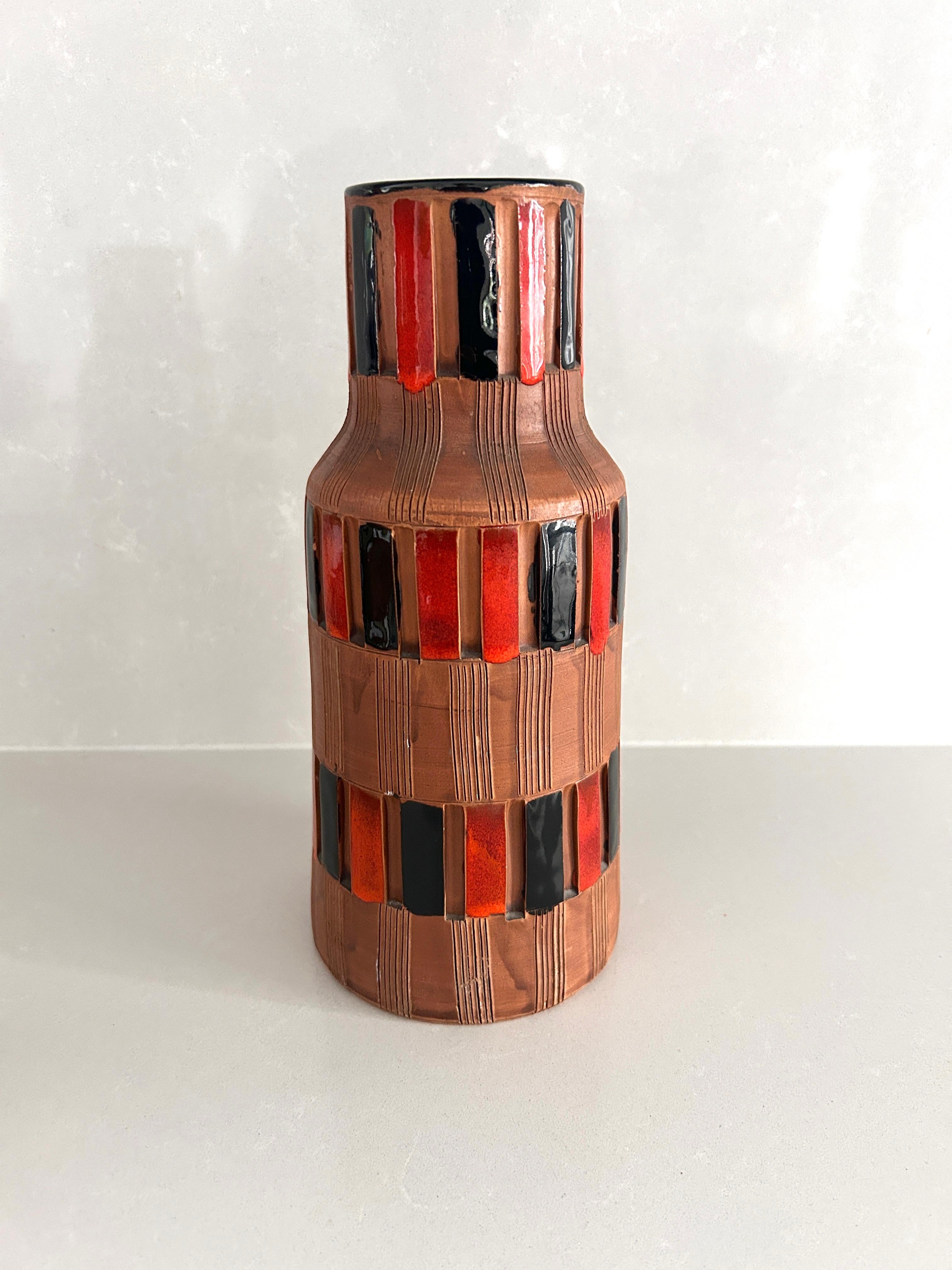 Coppia di Vasi in ceramica Bitossi, anni '60 For Sale 2
