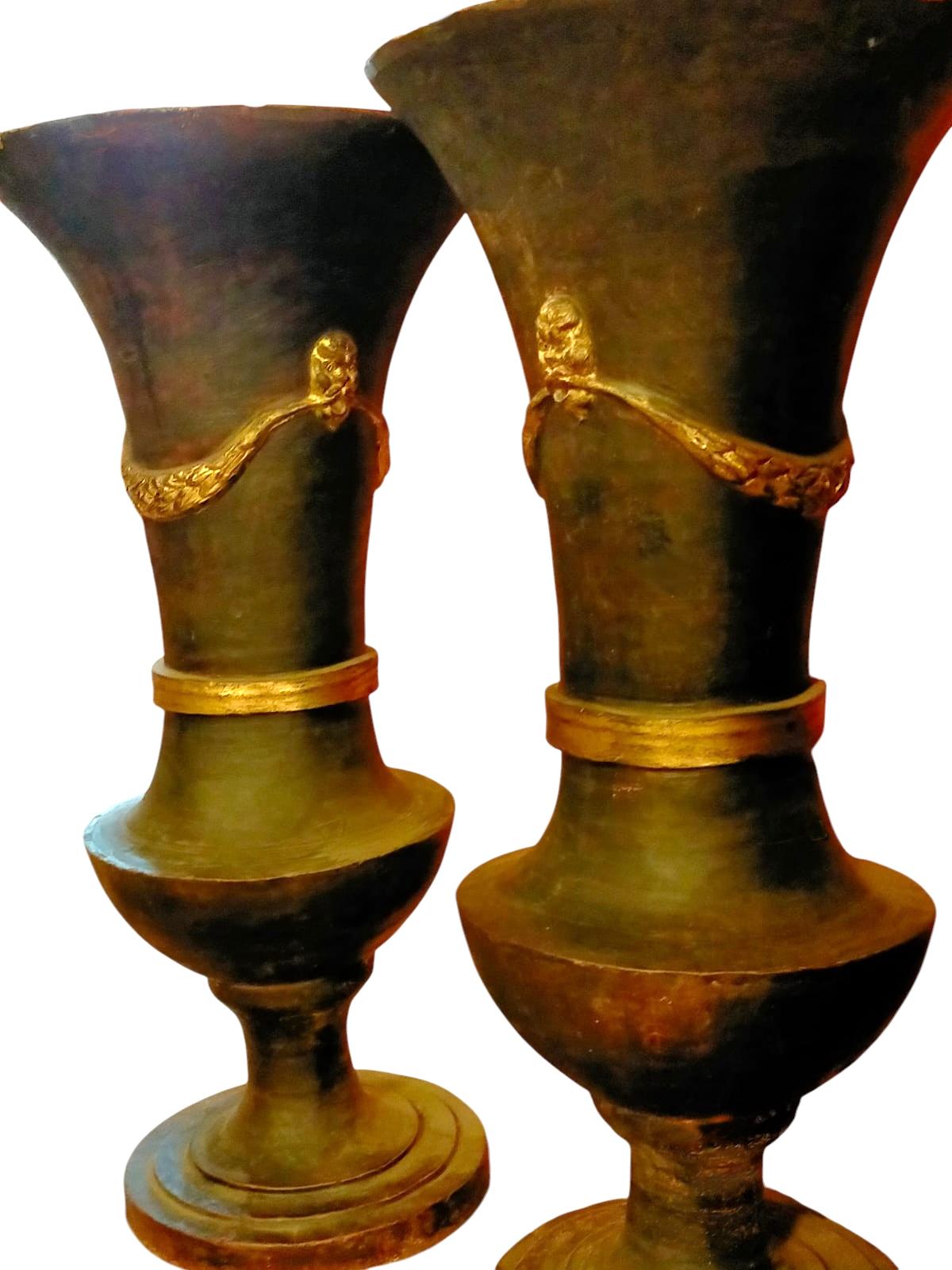 Neoclassico Coppia di vasi toscani neoclassici - Toscana XIX secolo in vendita