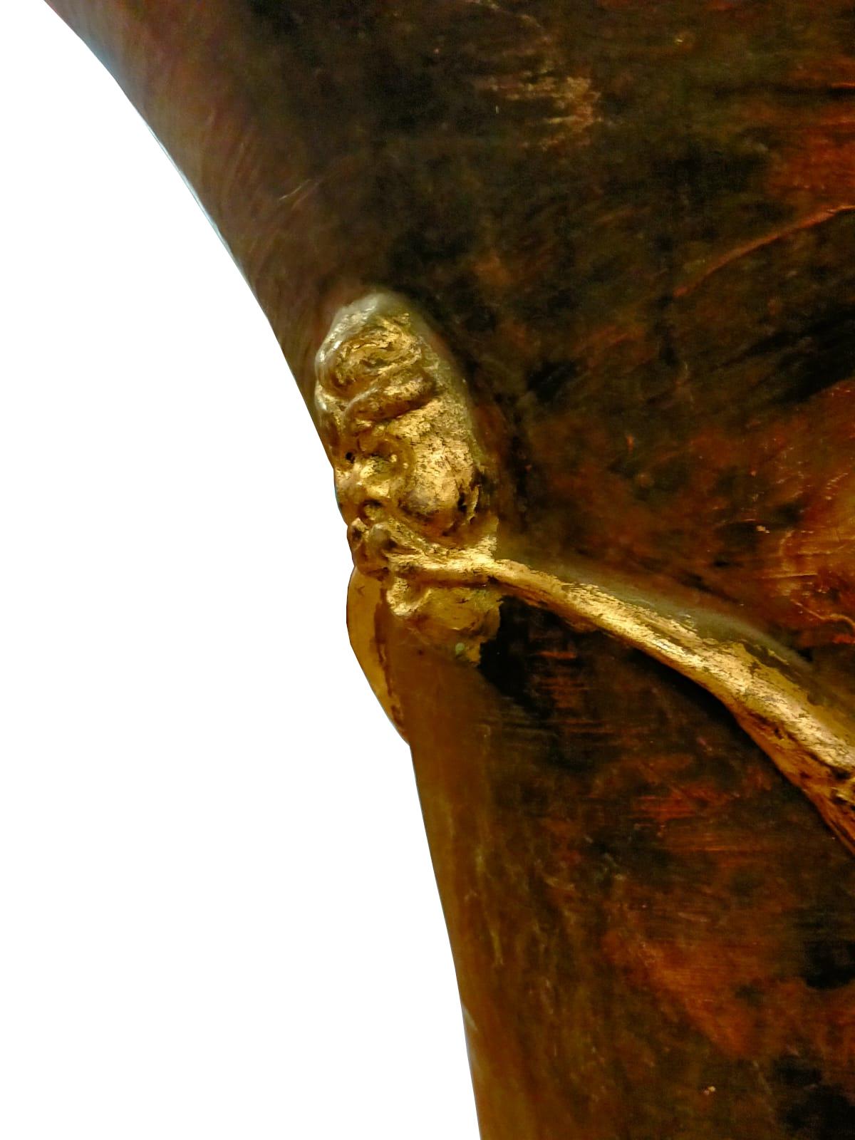 Dorato Coppia di vasi toscani neoclassici - Toscana XIX secolo in vendita