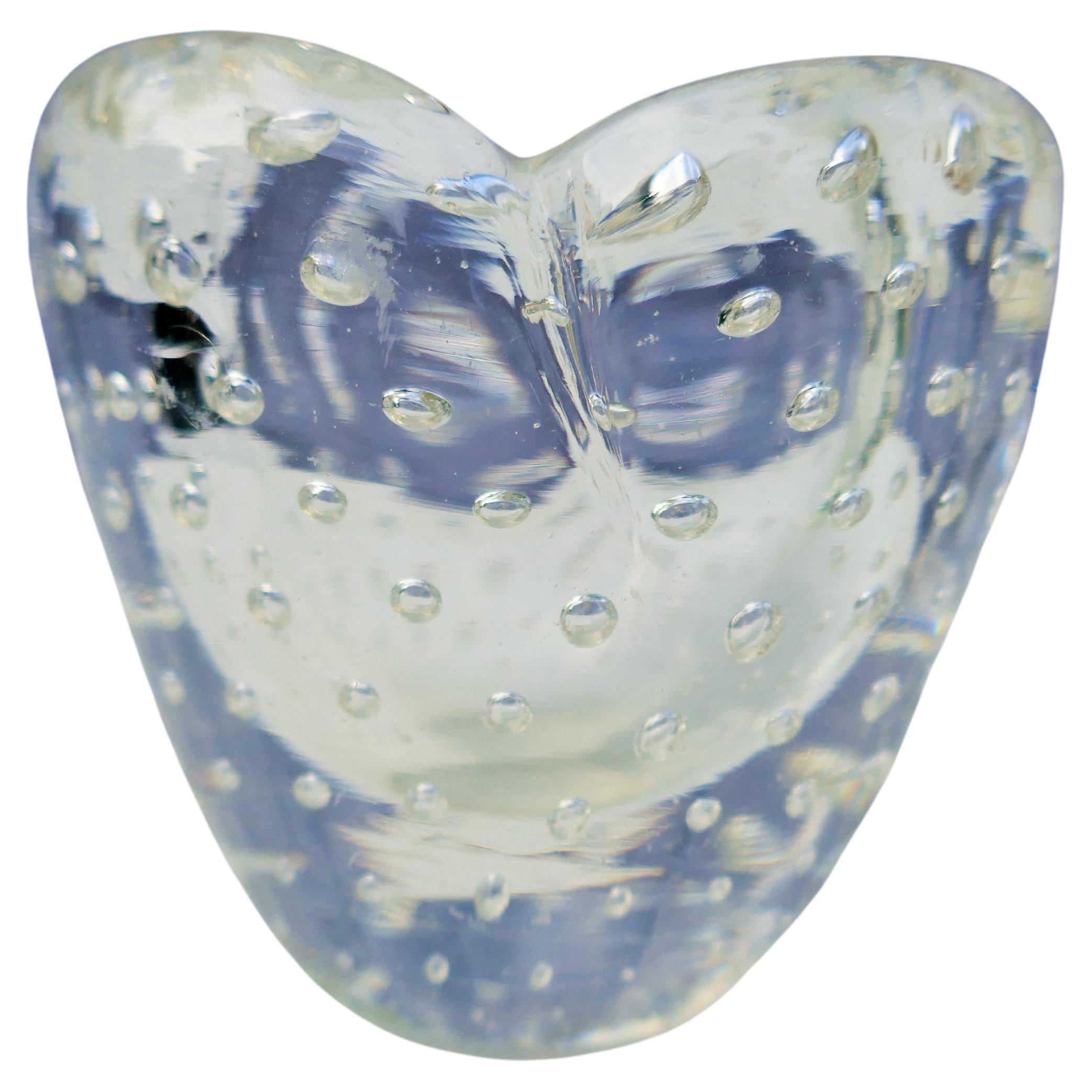 Pareja de copas atribuidas a Barovier y Toso Cristal de Murano en venta