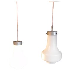 coppia lampade a sospensione anni 60 coppia lampade a sospensione anni 60