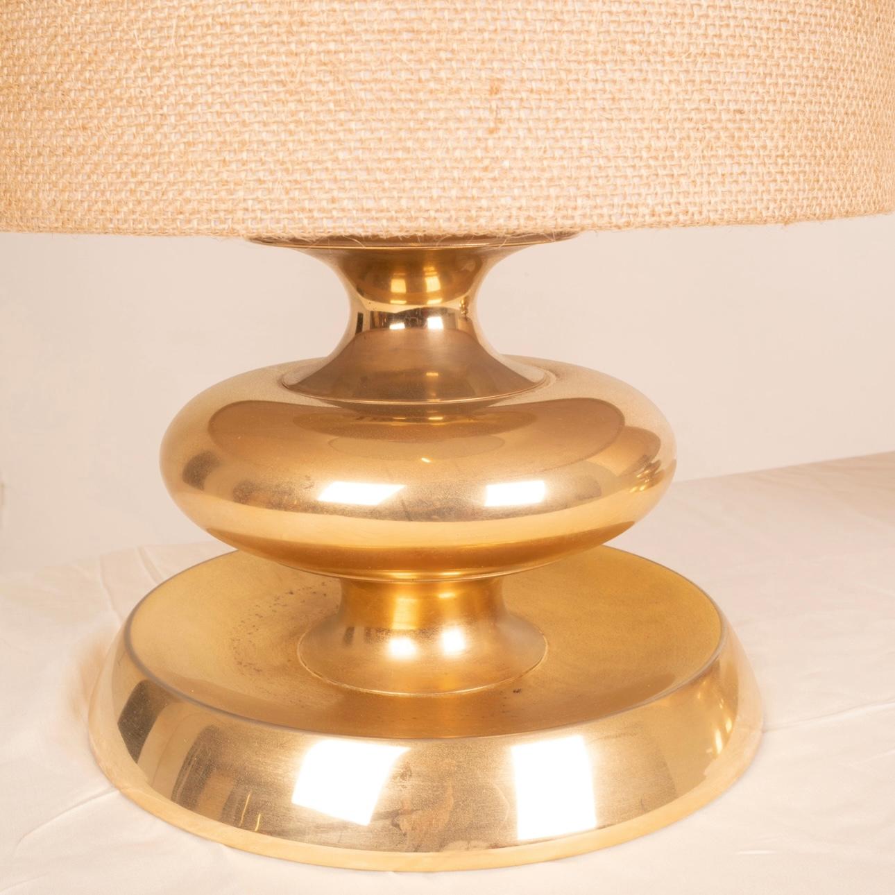Pair Lamps C-363 Gold Edition24K Lights Italy 1970 For Sale 3