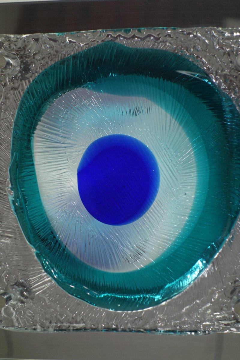 Italian Coppia lampade da parete Esperia design vetro di Angelo Brotto, anni 60'. in vendita