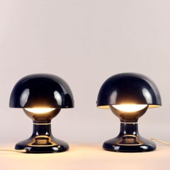 Paar Tischleuchten 'Jucker 147' von Tobia Scarpa Produktion Flos 1960er Jahre.