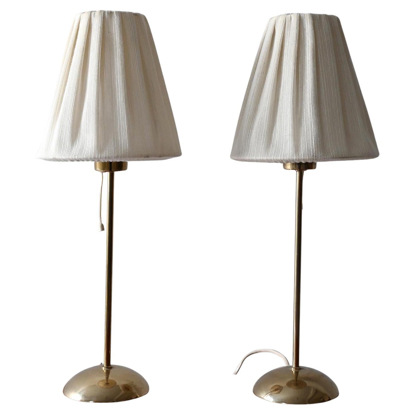 Pair of Scandinavian table lamps from the 1950s