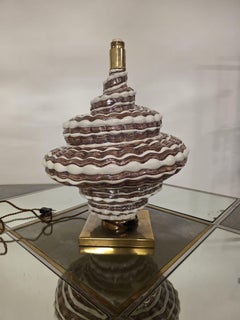 Pair of ceramic lamps by Giulia Mangani
