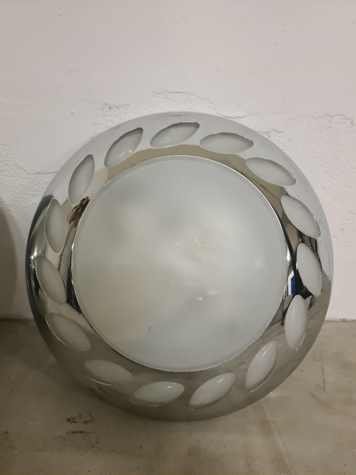 Ein Paar Lampen aus dem Weltraumzeitalter der 1970er Jahre (European) im Angebot