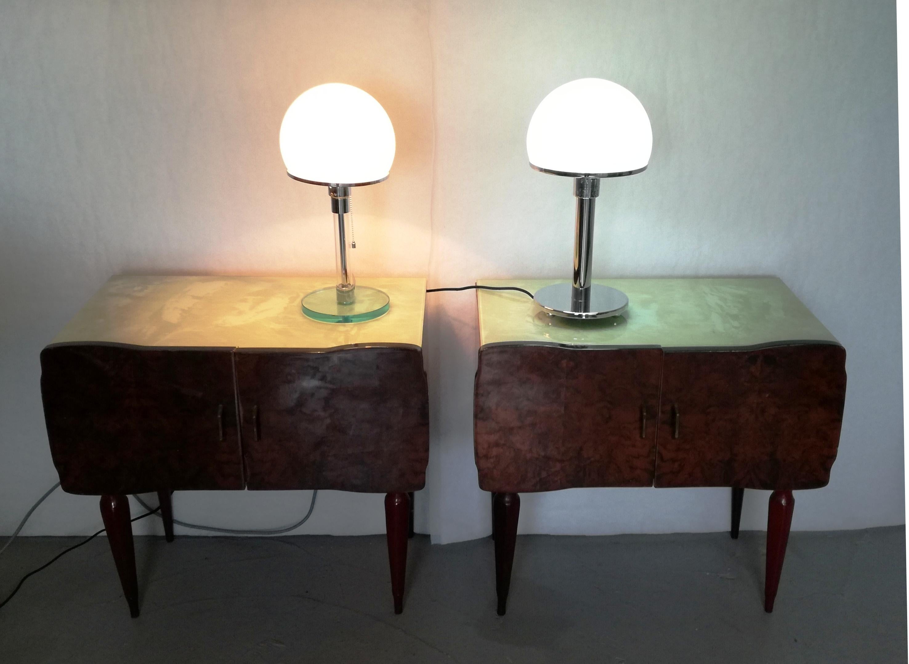 bauhaus style lamp pair. For Sale 9