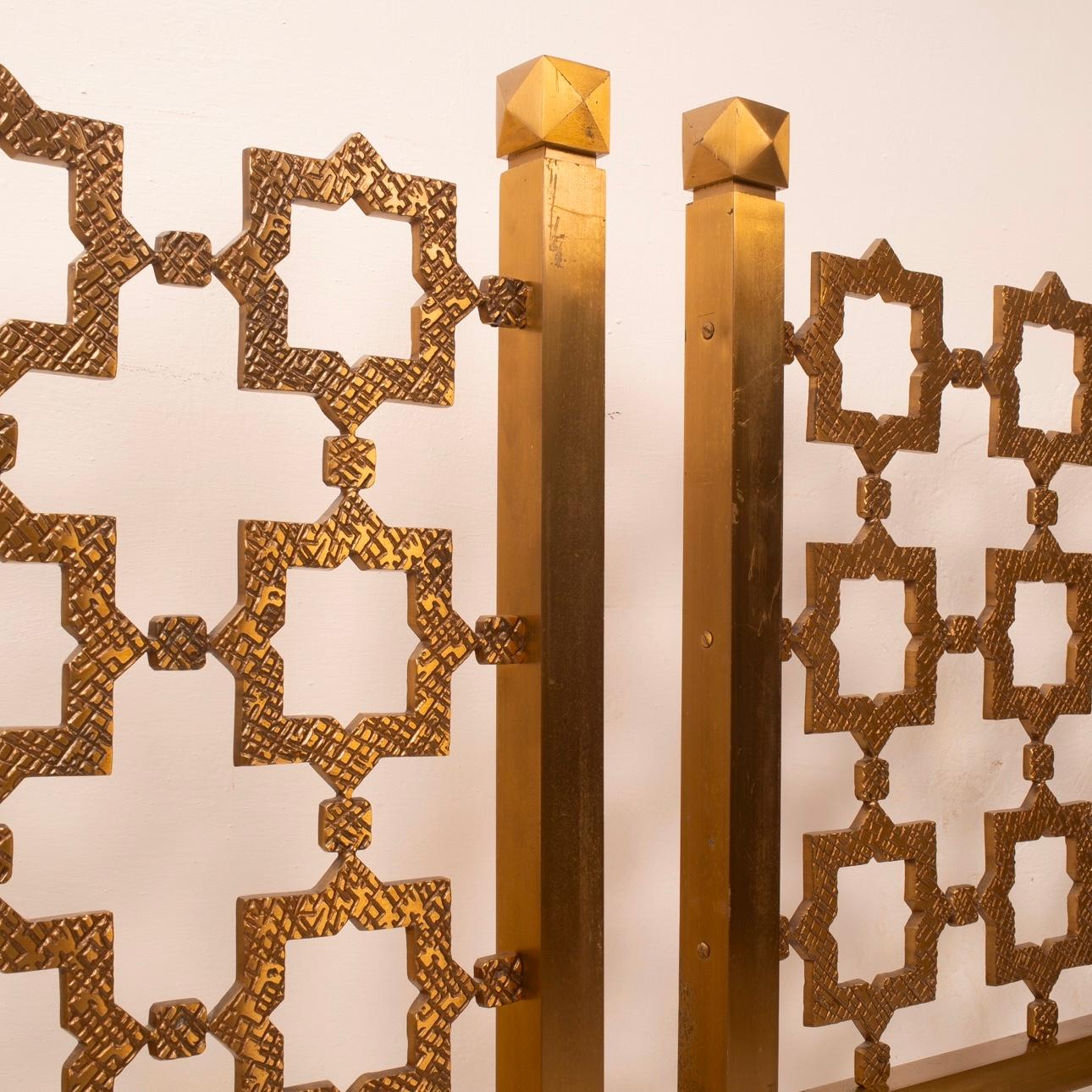 Pair of Carlotta Sculptural Brass Beds by Luciano Frigerio for Cellini Arte 13