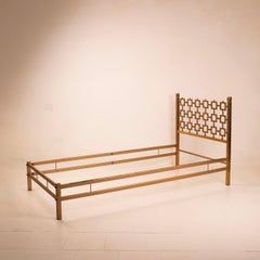 Pair of Carlotta Sculptural Brass Beds by Luciano Frigerio for Cellini Arte