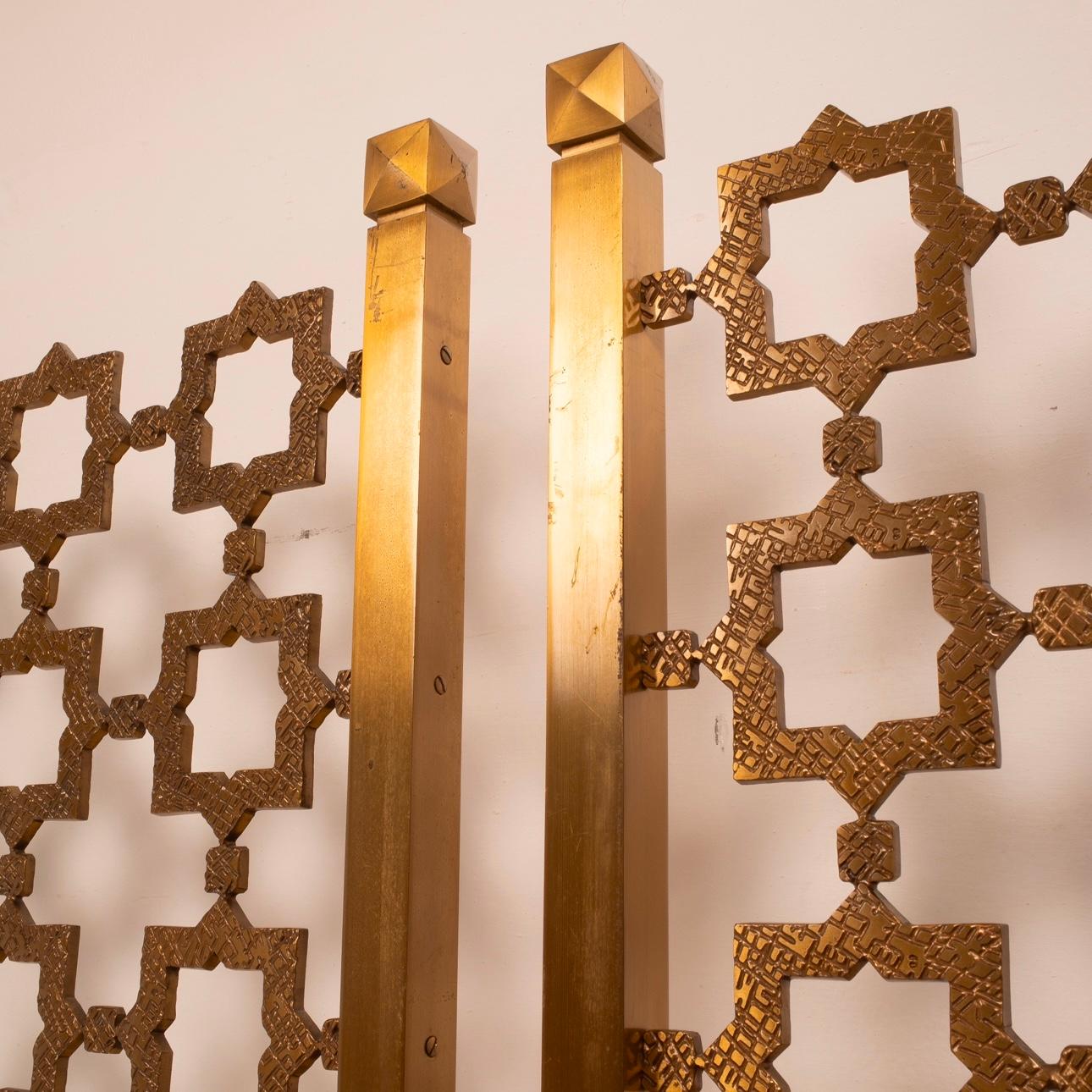 Pair of Carlotta Sculptural Brass Beds by Luciano Frigerio for Cellini Arte 14