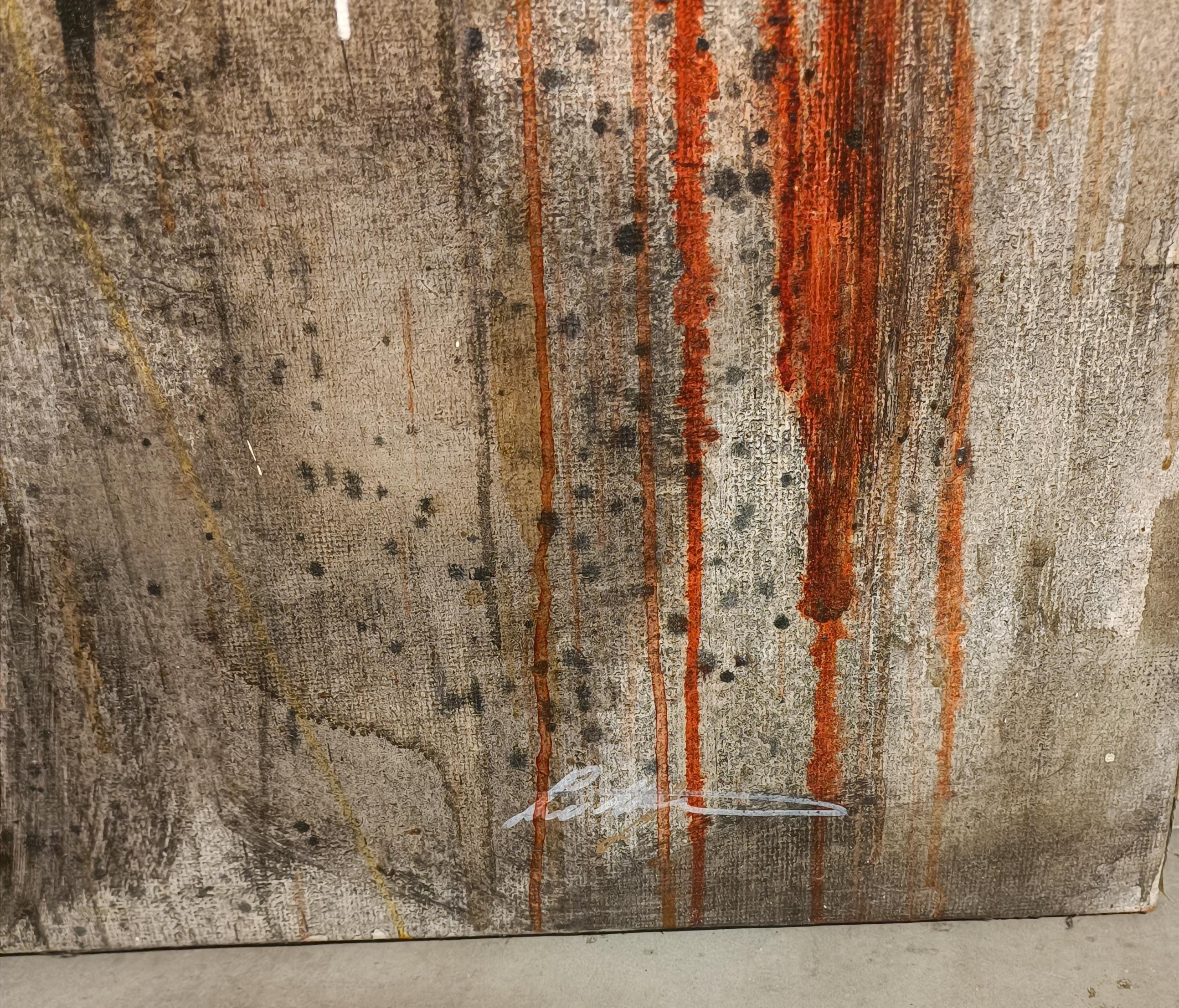 Paar Öl auf Leinwand 