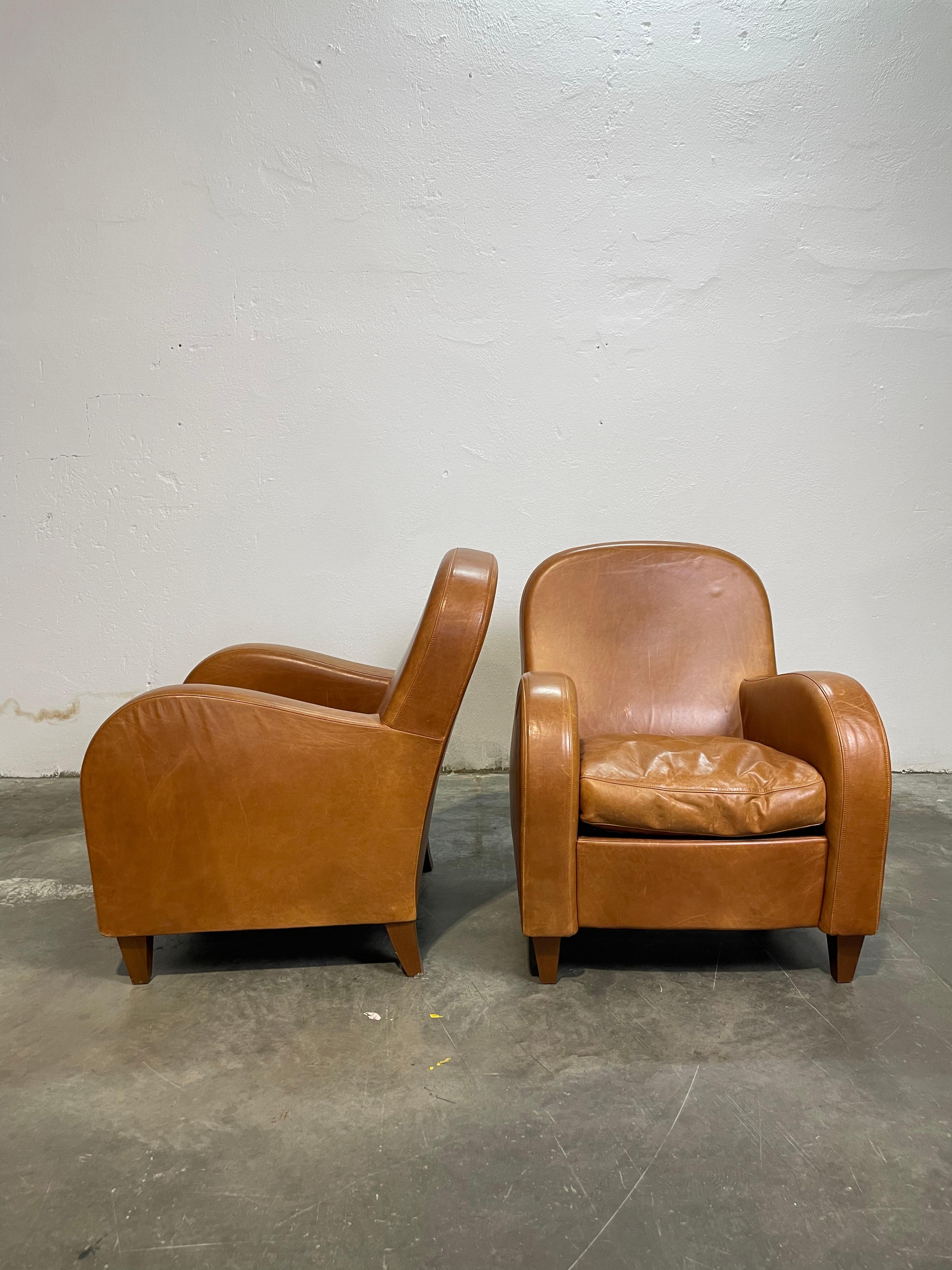 italien Coppia poltroncine daisy poltrona Frau en vente