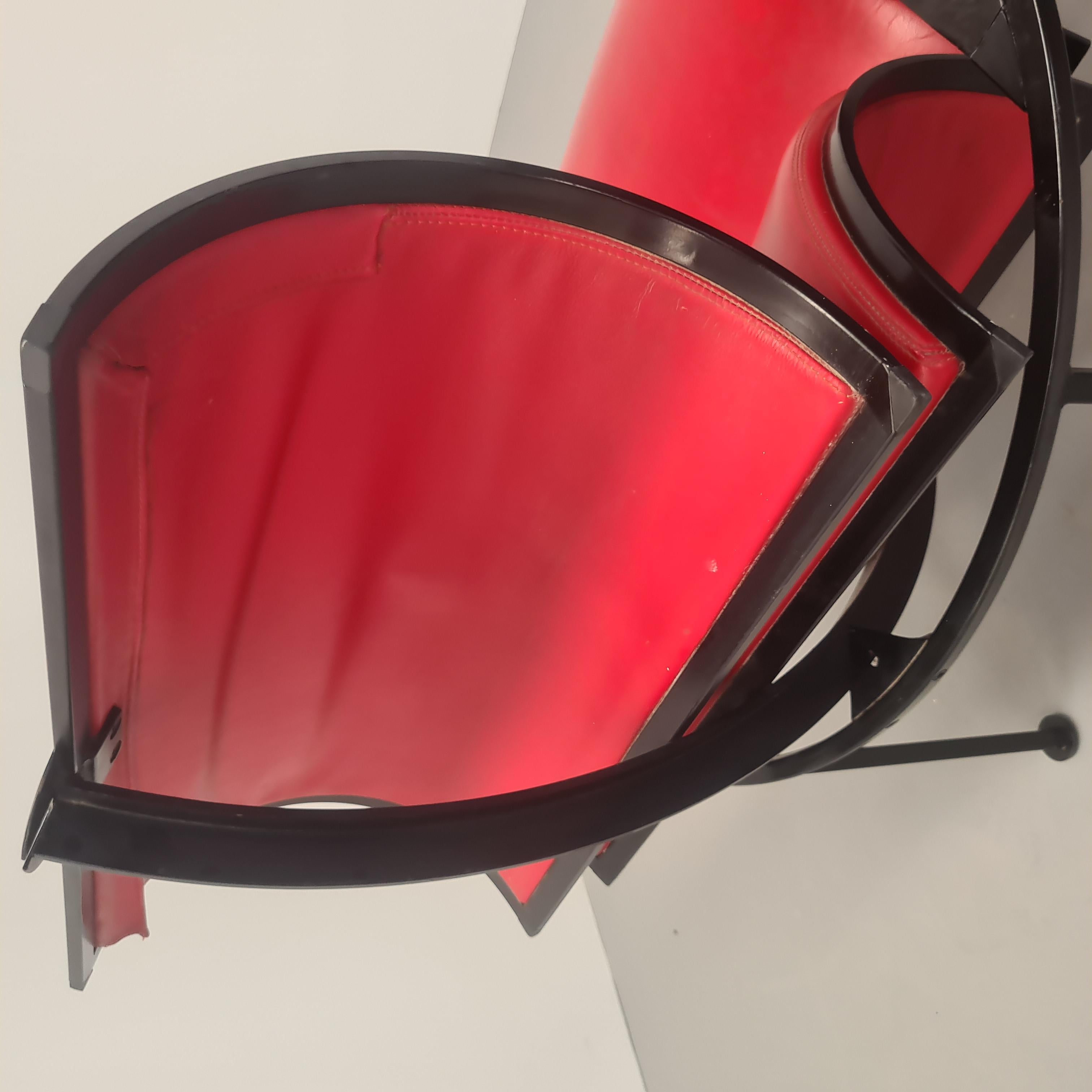 fauteuils design italiens des années 80 'Signora Chan' C. Forcolini for Alias en vente 5