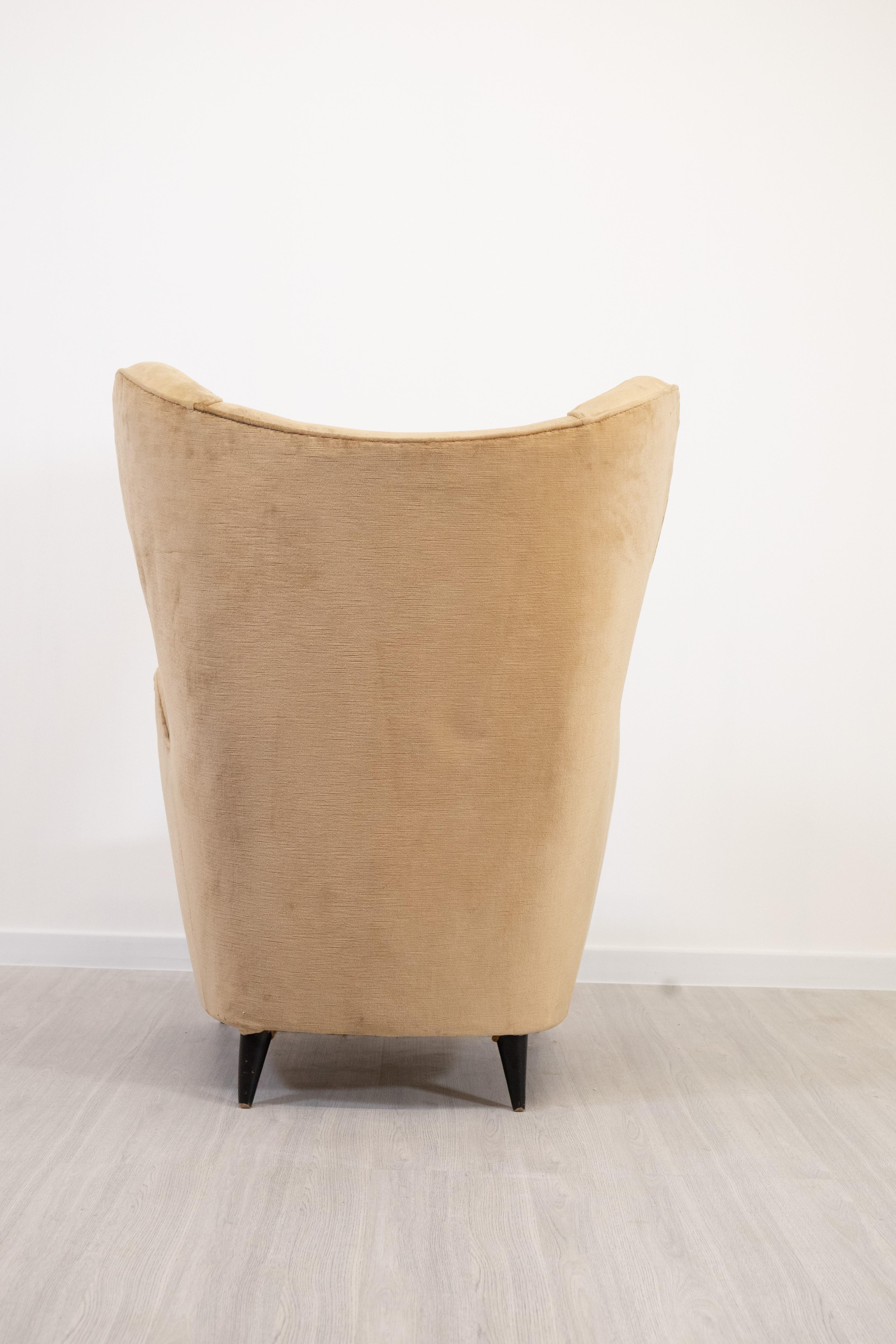 Pareja de sillones Bergere, Italia, años 50 en venta 7