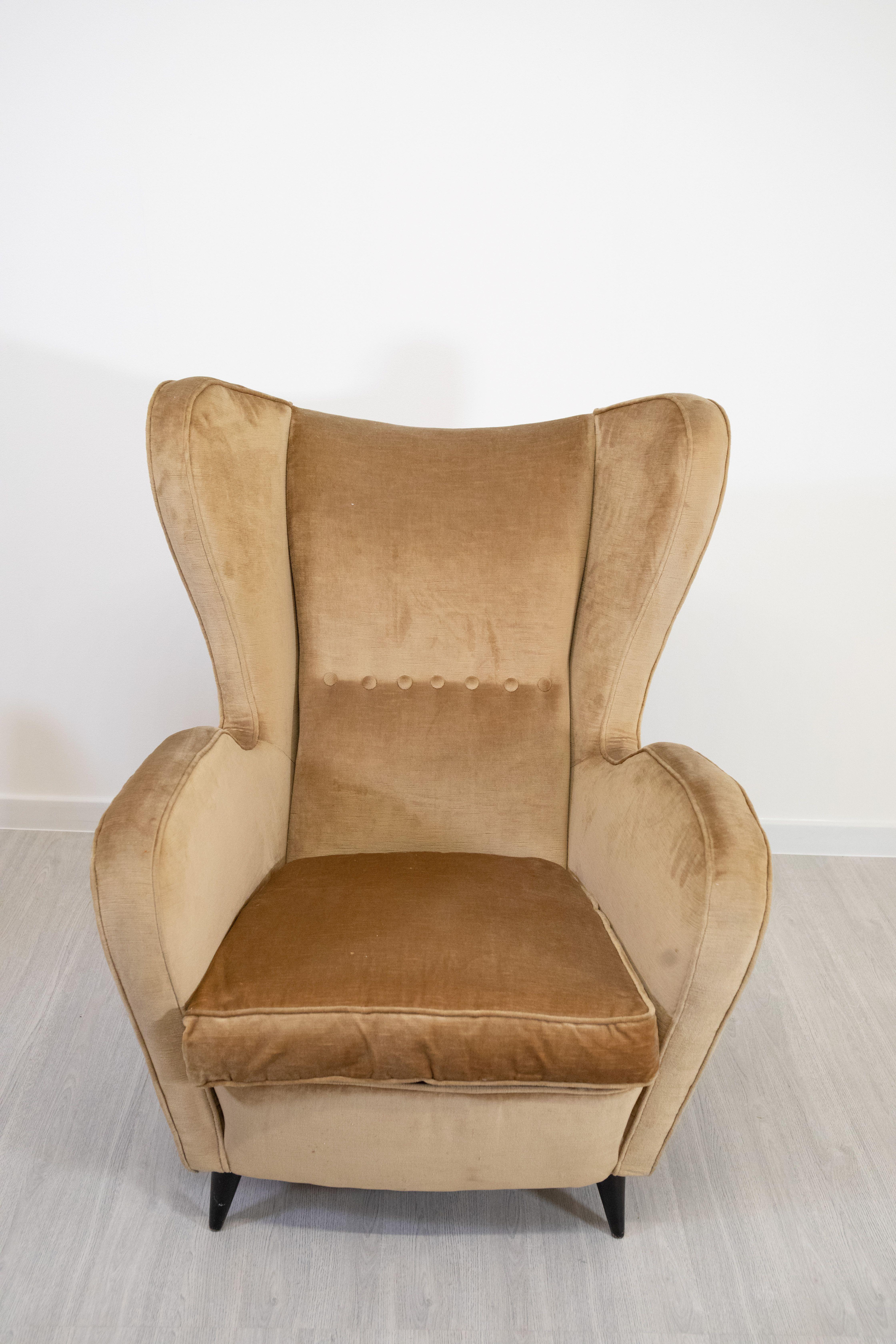 Pareja de sillones Bergere, Italia, años 50 en venta 1