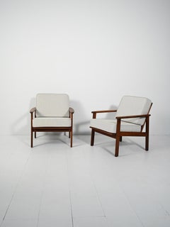 Coppia poltrone danesi in teak