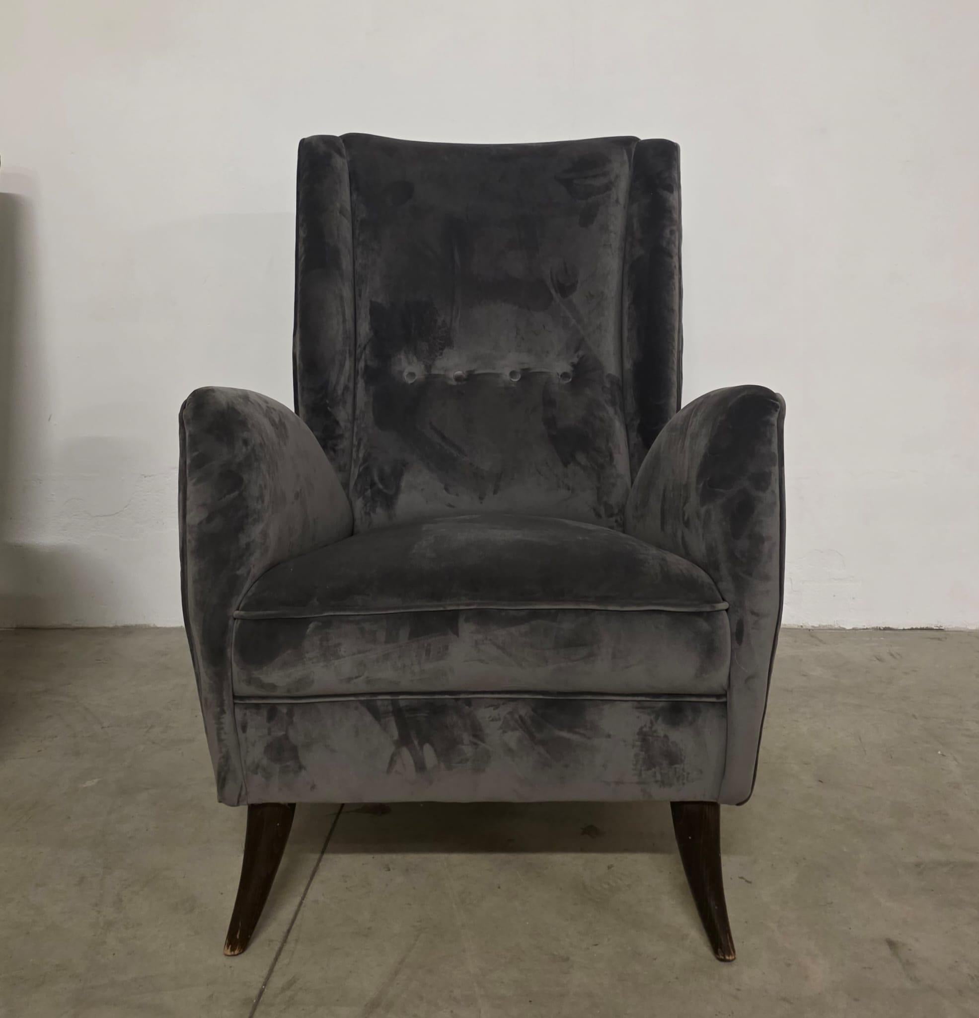 Coppia poltrone di Gio Ponti per ISA Bergamo en venta 6